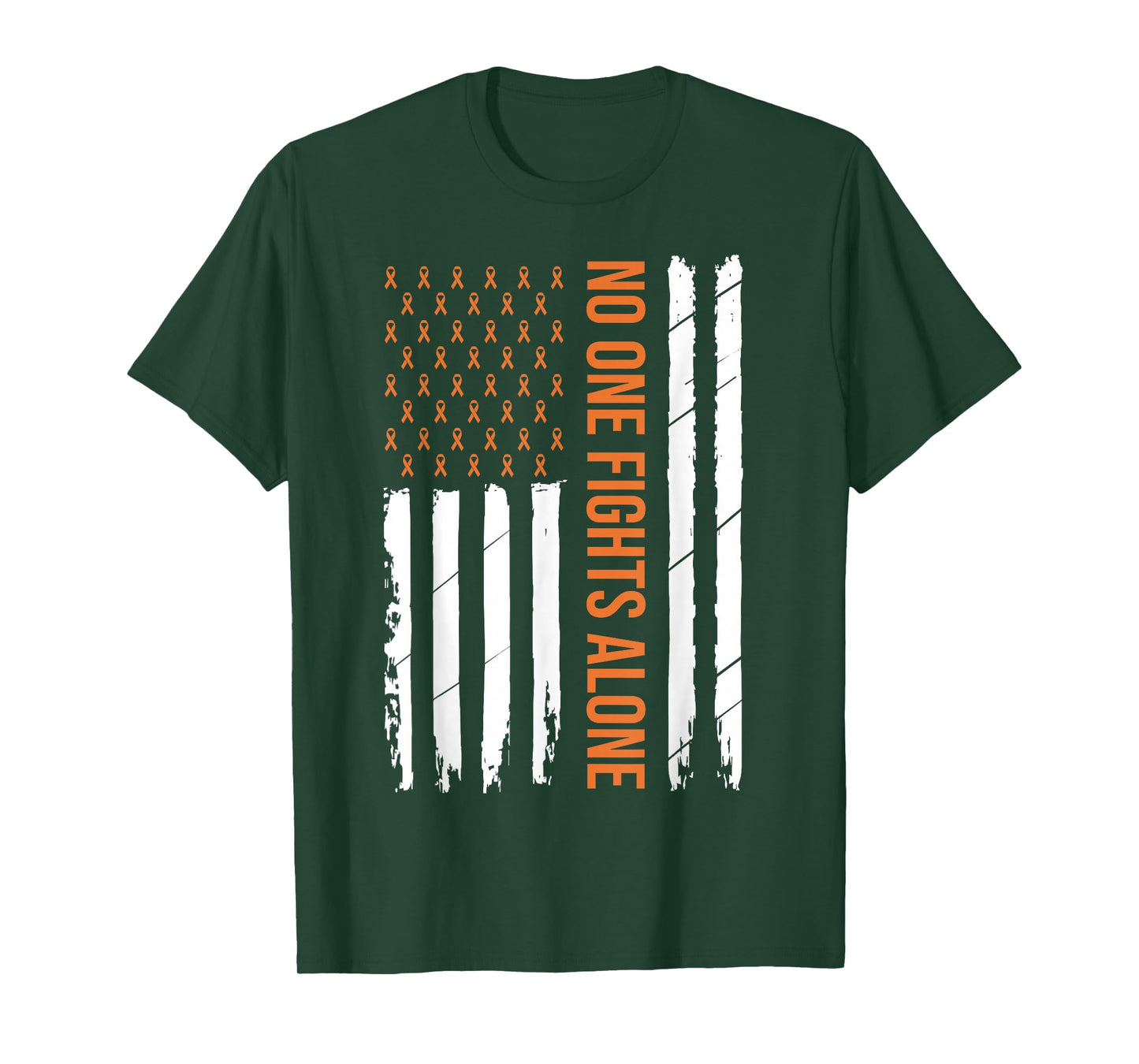 Kidney Cancer Awareness Orange Ribbon T-Shirt