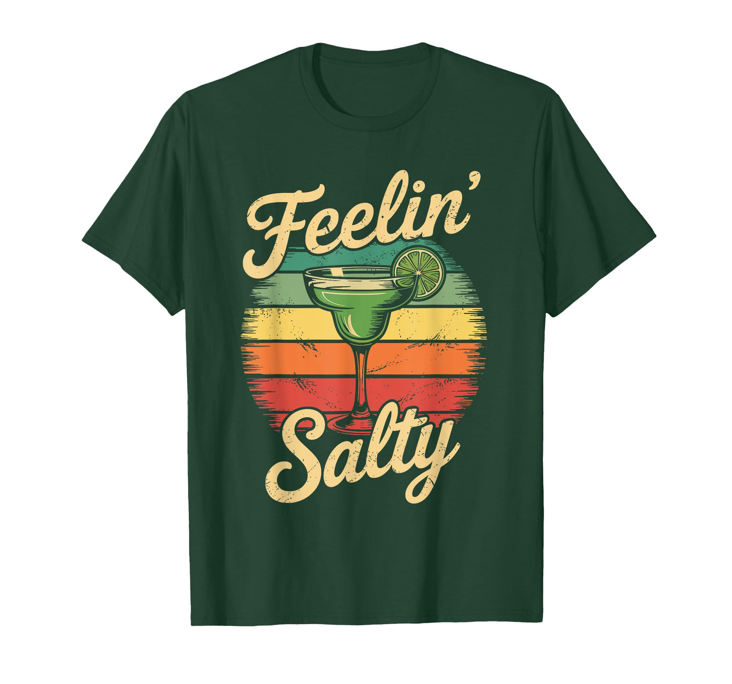 Cinco de Mayo Fiesta Squad Women Feelin Salty Margarita T-Shirt
