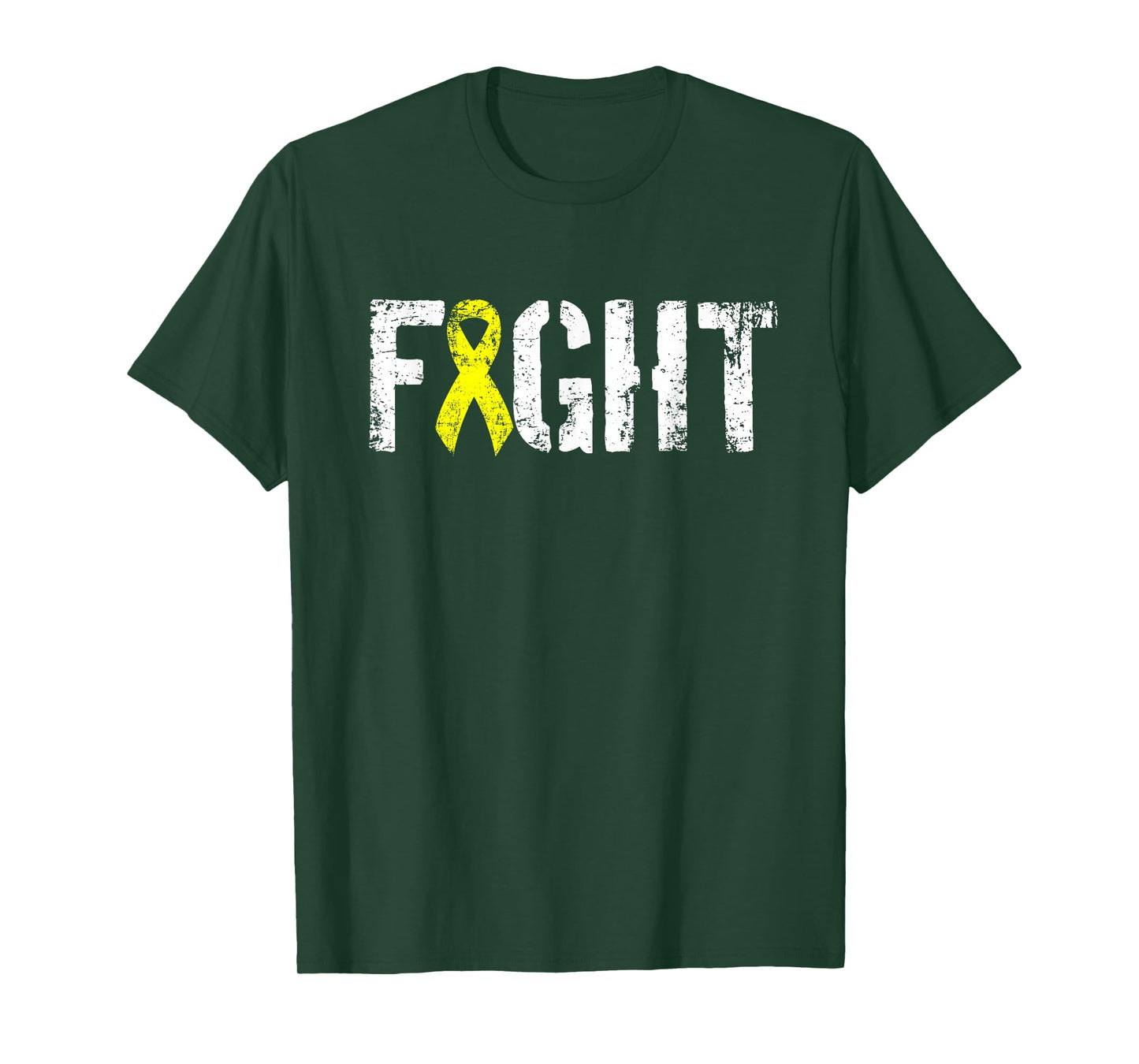 Fight Sarcoma - Bone Cancer Awareness Yellow Ribbon T-Shirt