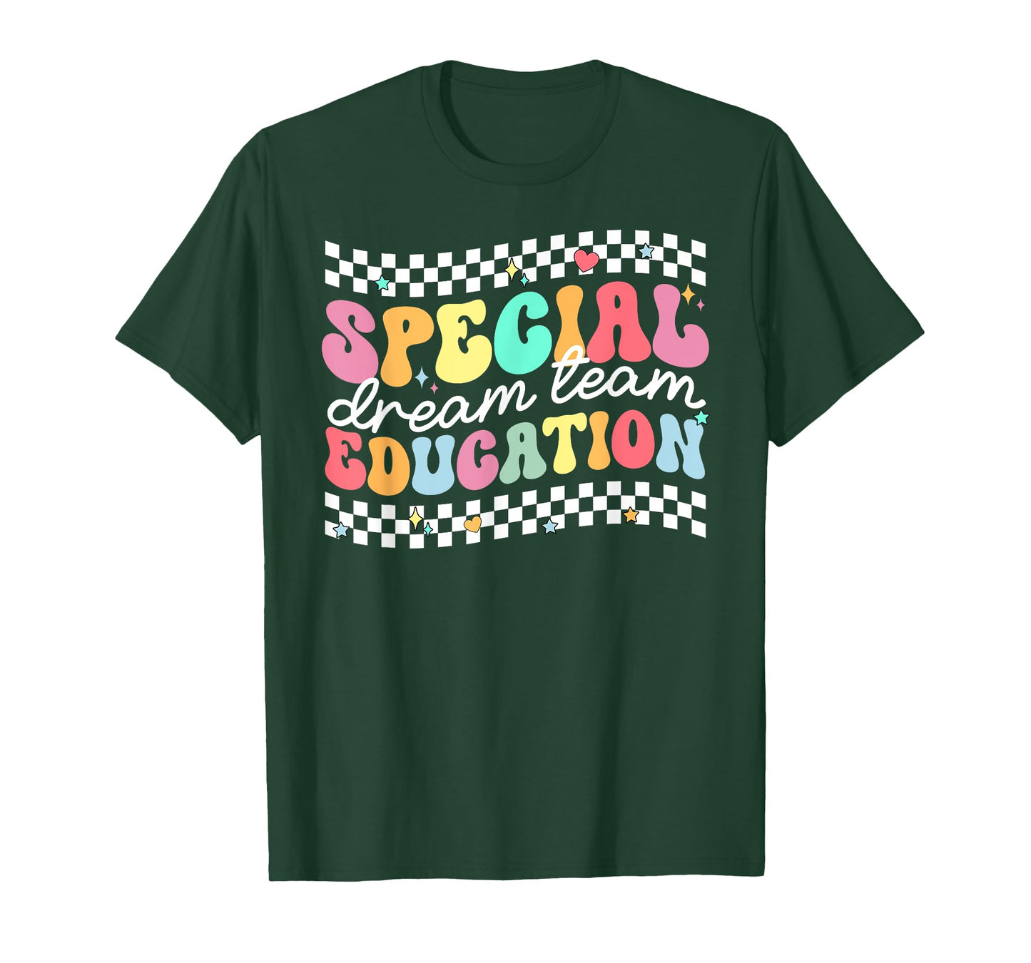 Retro Special Education Squad Groovy Dream Team SPED Teacher T-Shirt