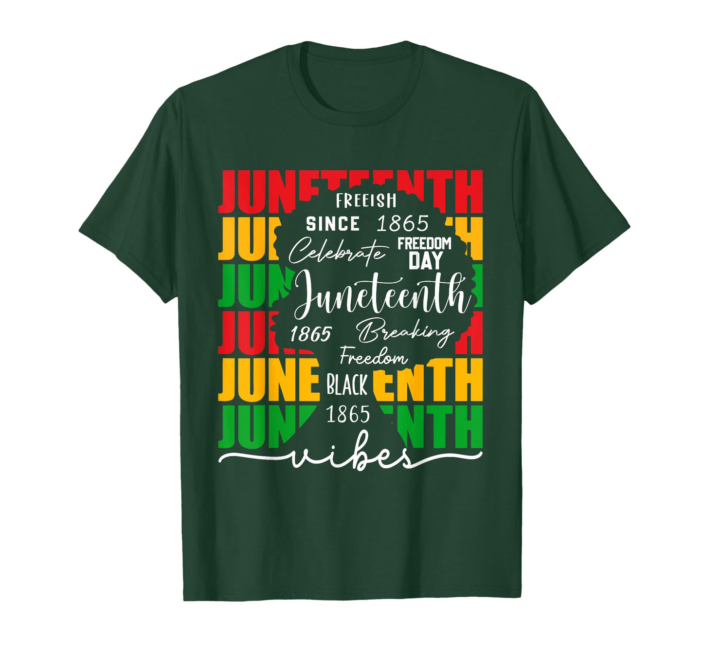 Juneteenth Vibes African Black Women Black History Month T-Shirt