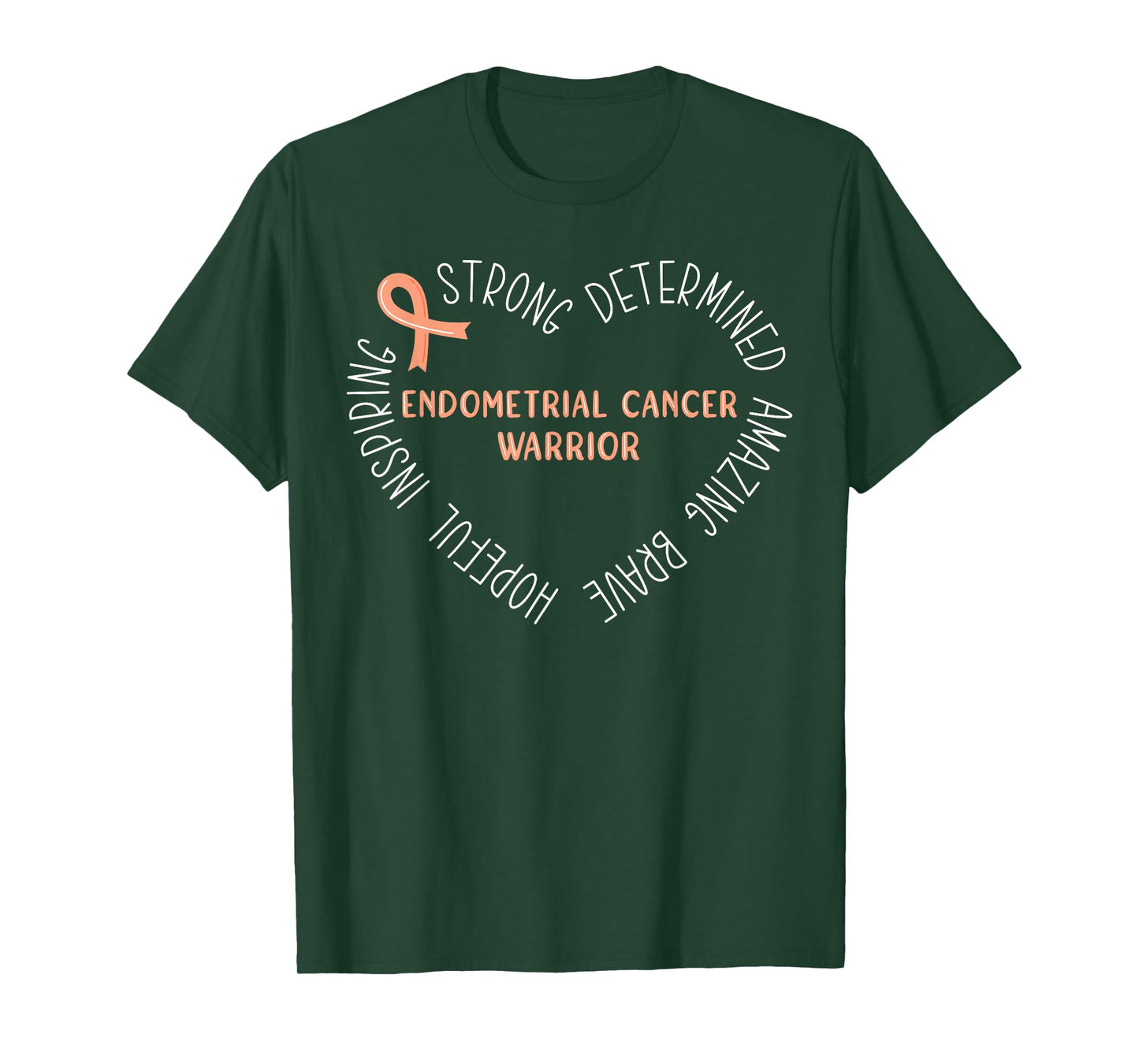 Endometrial Cancer Awareness Month Endometrial Cancer Warrior T-Shirt