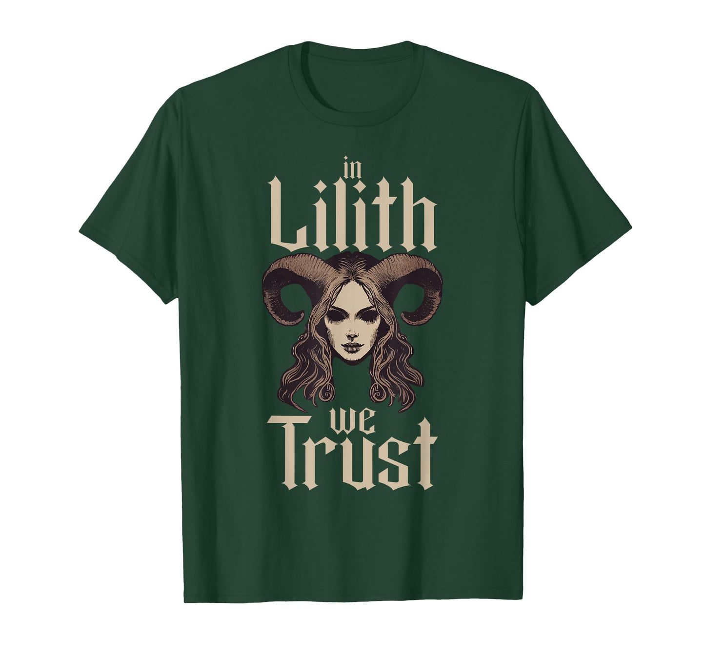 In Lilith We Trust Gothic Mythology Folklore Demon Occult T-Shirt