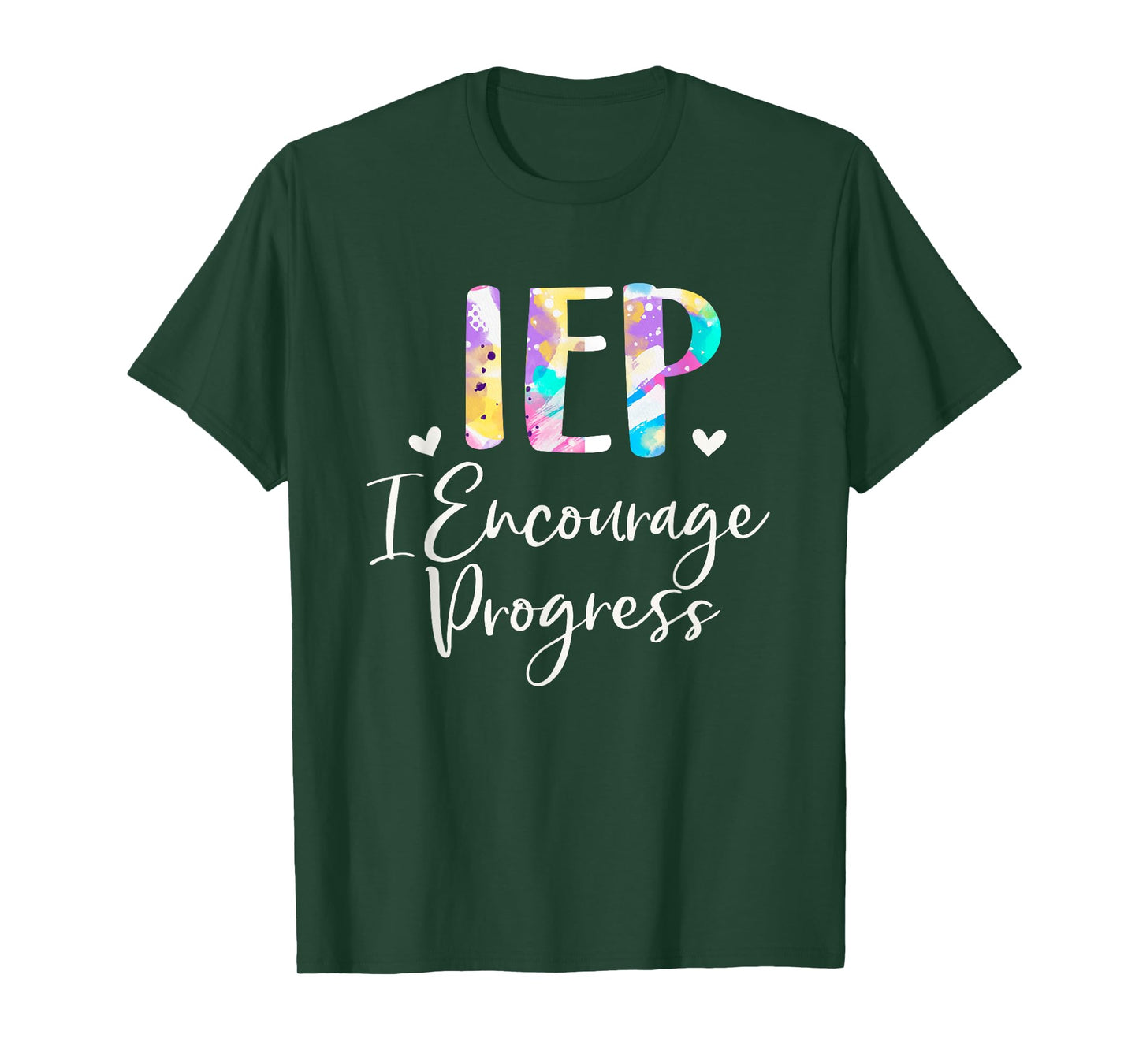 IEP I Encourage Progress Special Education School Teacher T-Shirt