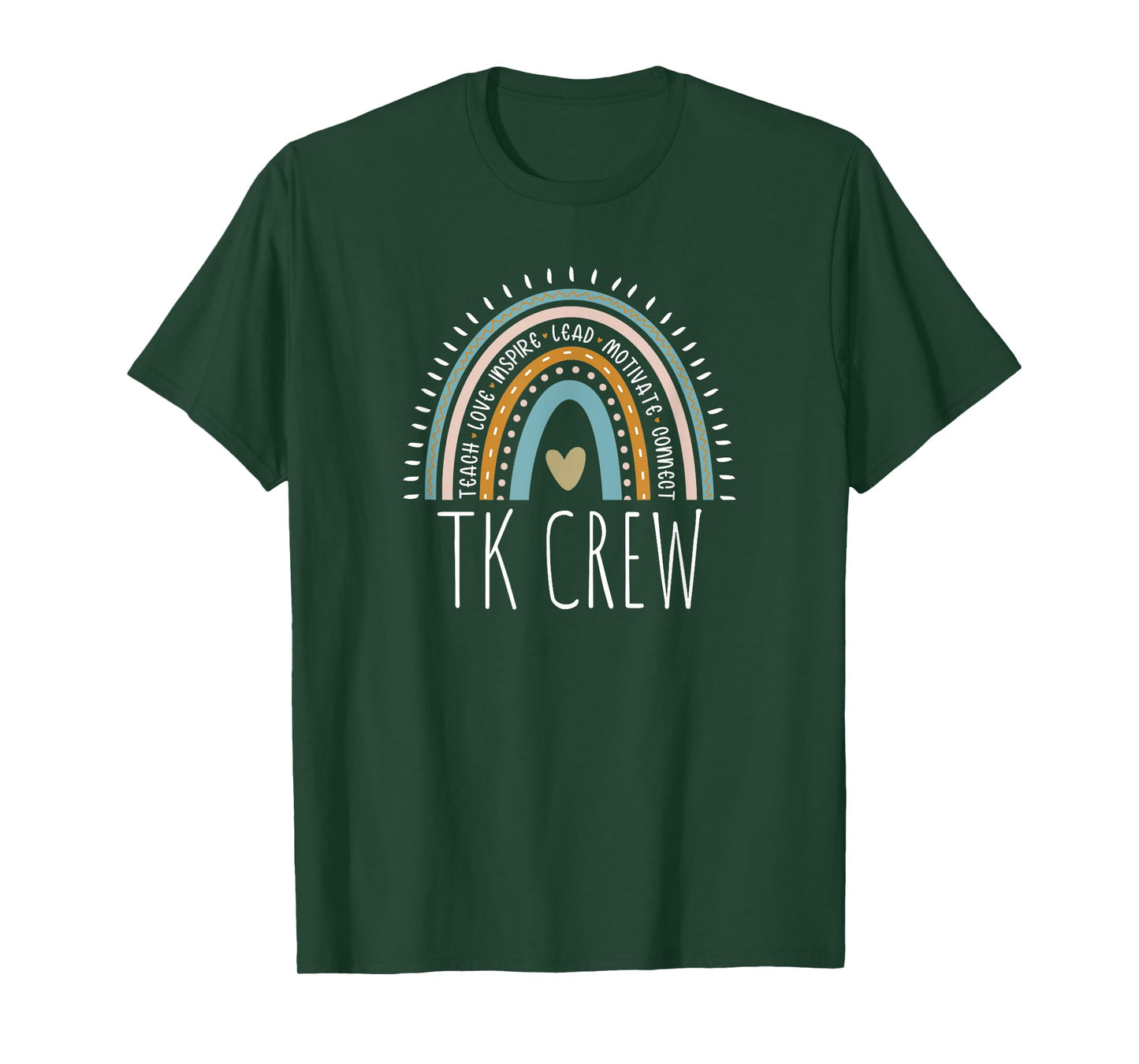 TK Teacher Crew TK Kindergarten Matching Team Fun Cute Idea Men Women Girls Kids T-Shirt