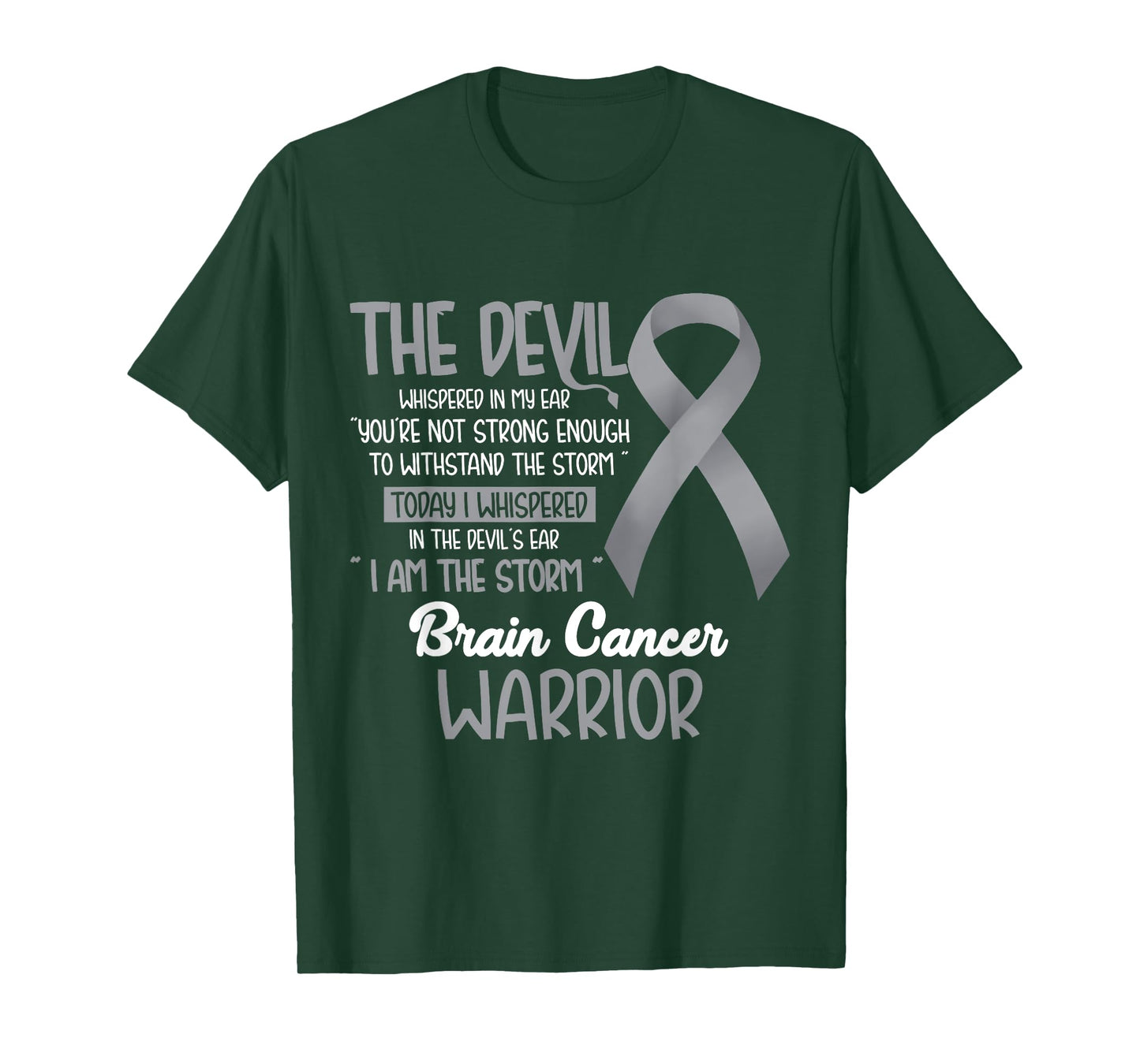 I am the storm Brain Cancer Warrior Shirt T-Shirt