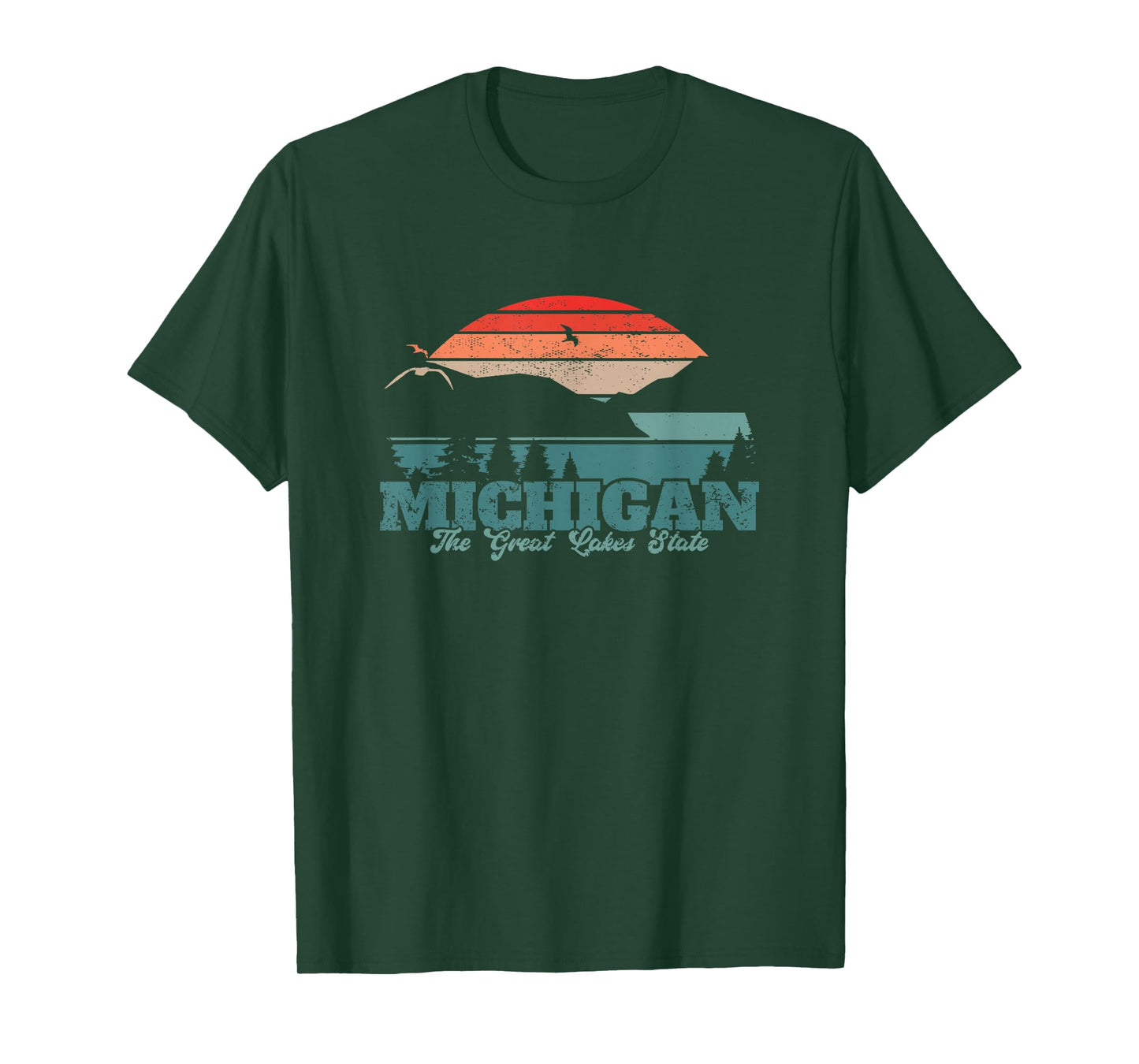 Michigan Lake The Great Lakes State Proud Michigander T-Shirt