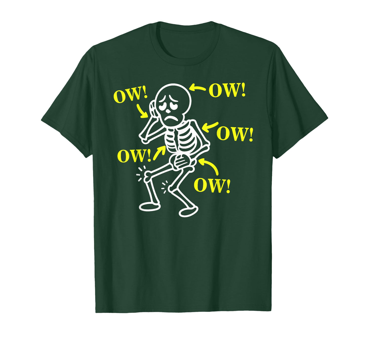 Ow Ow Ow Ow Ow Ow Ow Character Meme Funny Chronic Pain T-Shirt