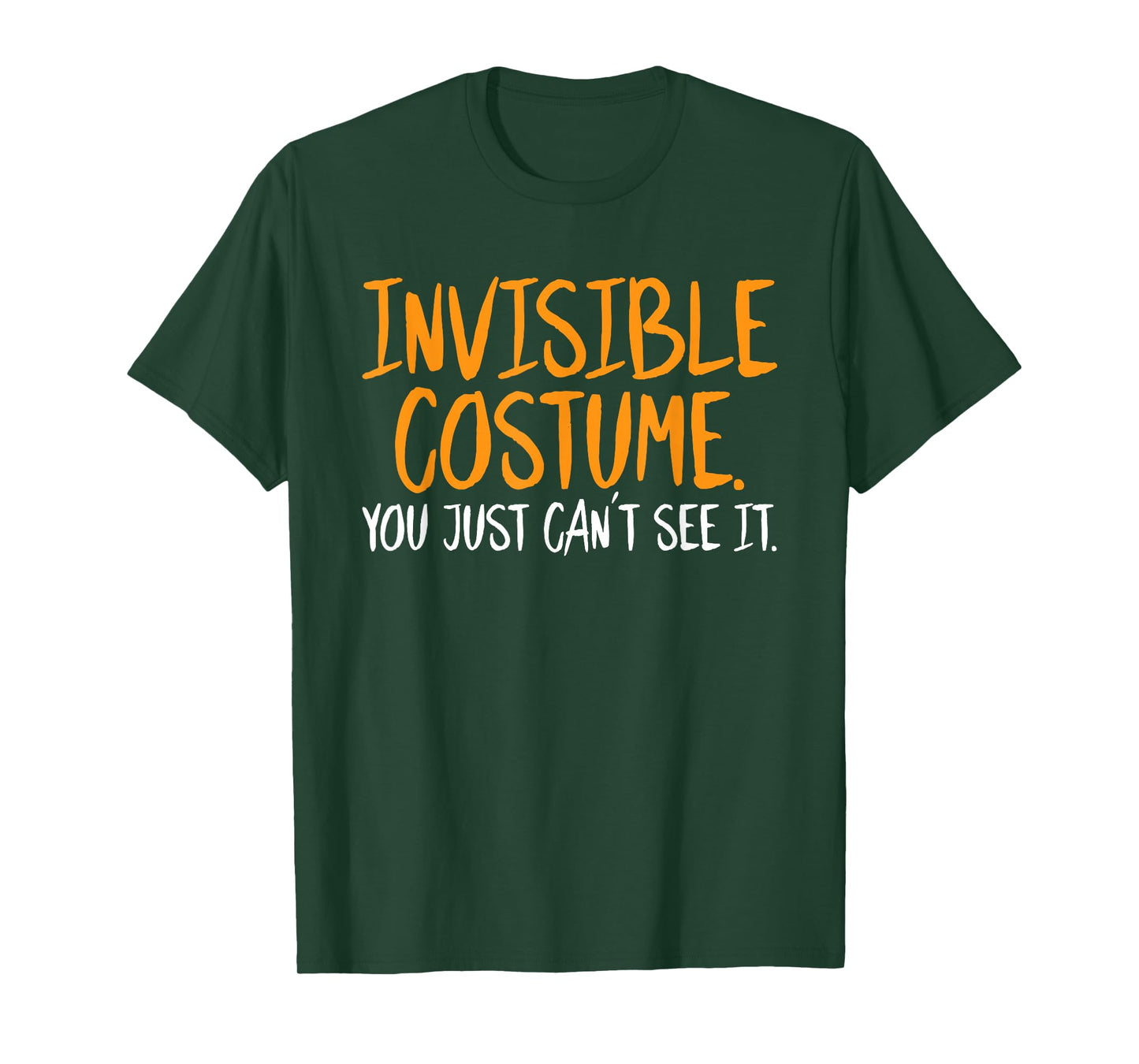 Invisible Costume Halloween Funny Sarcastic Humor Spooky T-Shirt