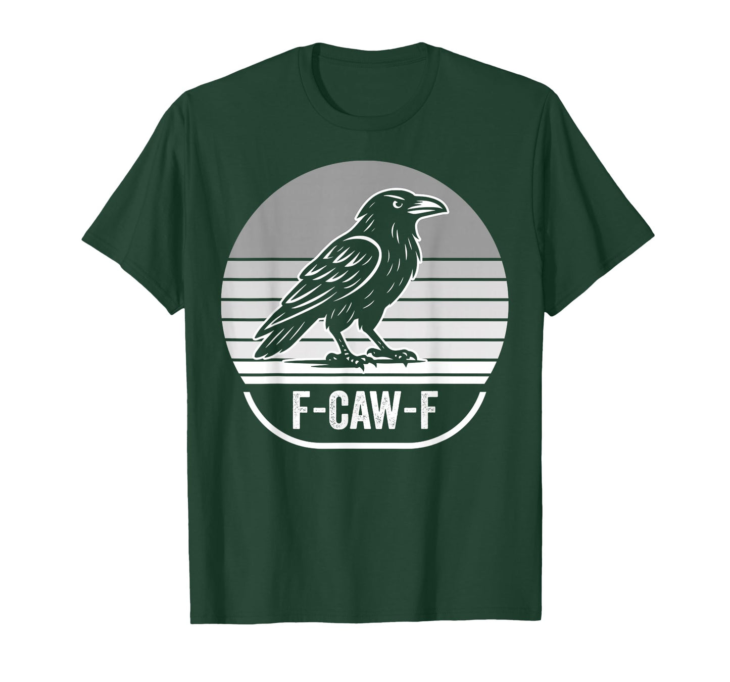 F-Caw-F Vintage Raven Bird Lovers T-Shirt