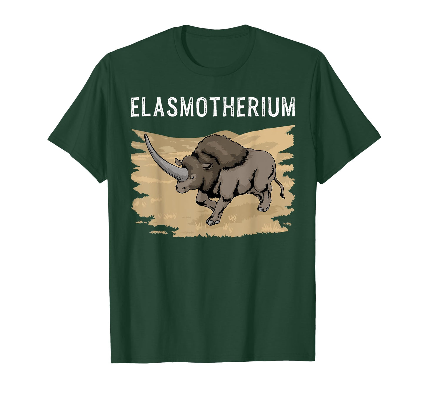 Elasmotherium Tshirt Piacenzian Sibiricum Extinct Rhinocerus T-Shirt