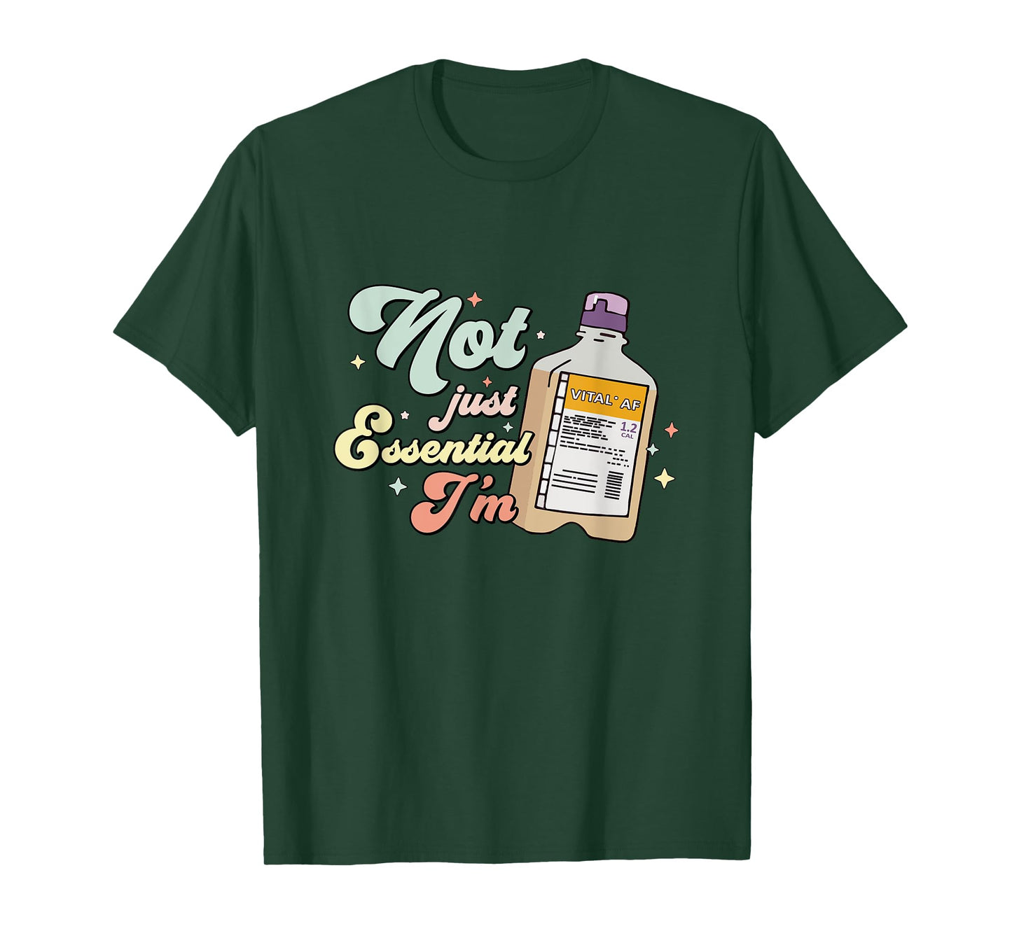 Vital AF Funny Nurse Dietician RD RN Critical Care Nursing T-Shirt