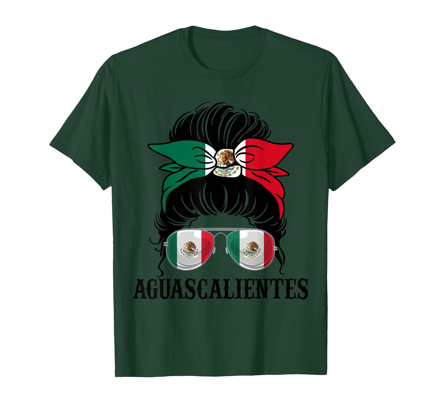 Aguascalientes Mexico Pride Mexican Flag State T-Shirt