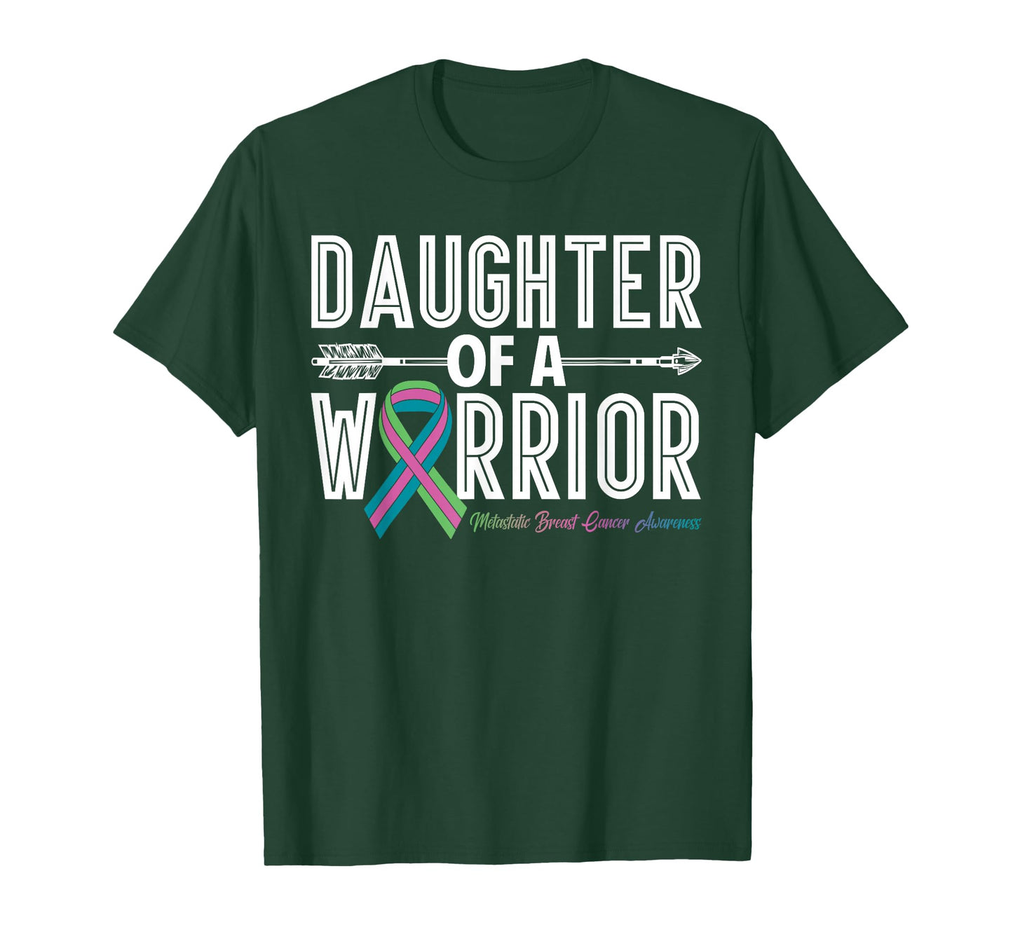 Daughter of A Warrior Metastatic Breast Cancer Awareness T-Shirt