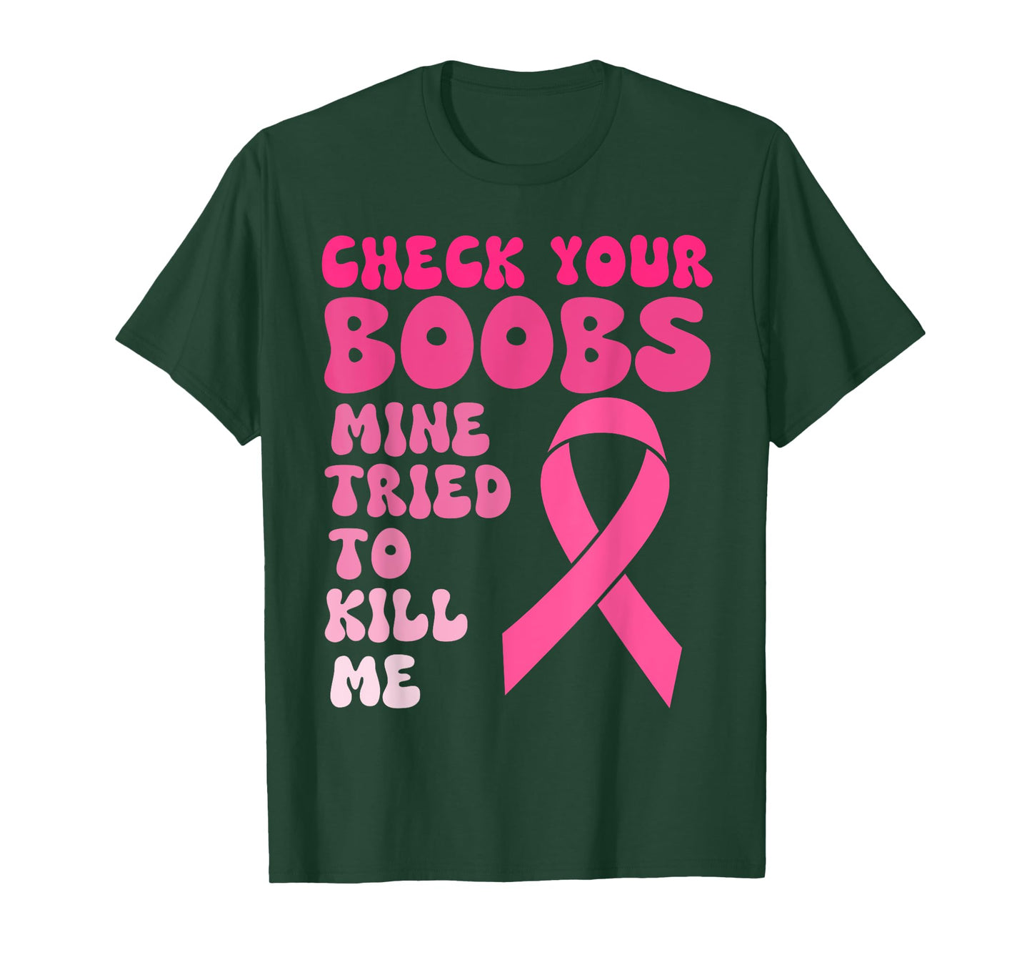 Breast Cancer Awereness Supporter, Fighter & Survivor Women T-Shirt