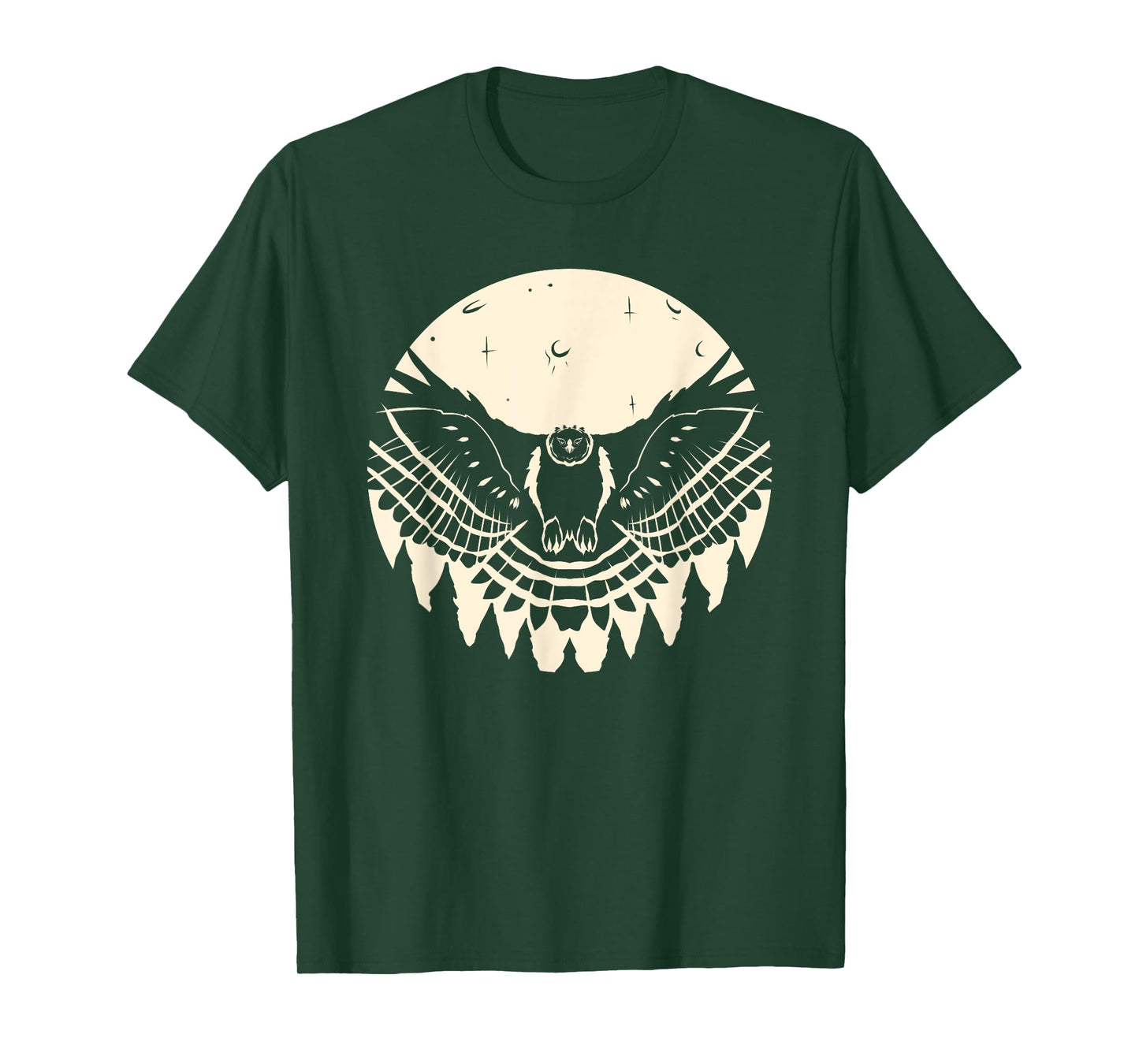 Harpy Eagle By The Moon Raptor Bird Birds Harpy Eagle T-Shirt