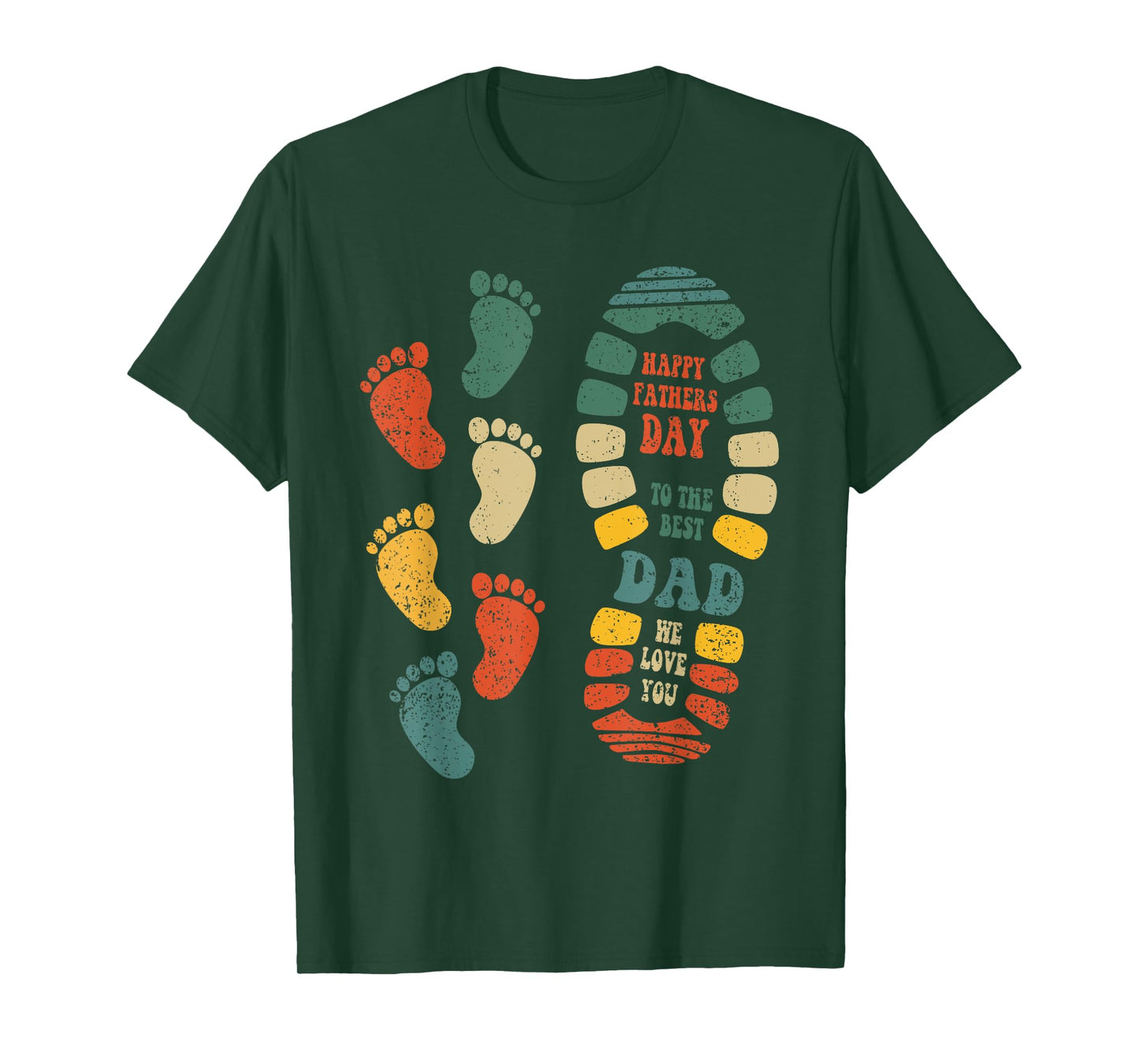 Happy Fathers Day Best Dad Retro Men Women Kids T-Shirt