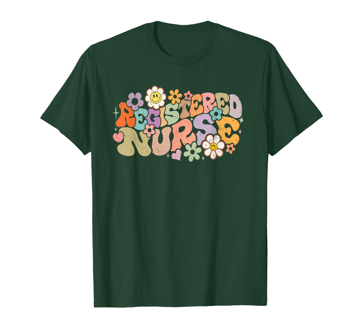Retro Vintage Registered Nurse Nursing RN Funny T-Shirt