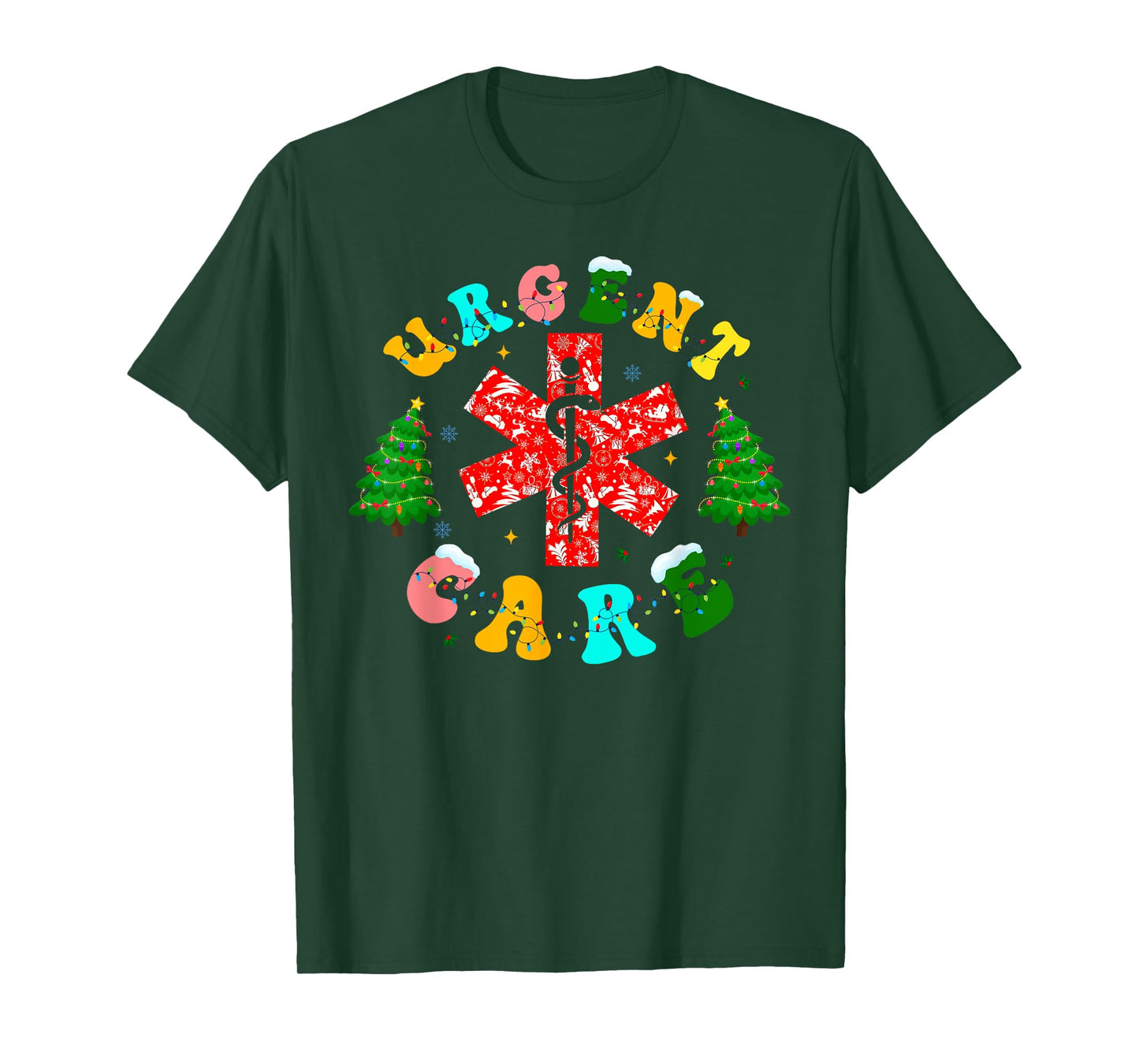 Urgent Care Nurse Christmas Team Minor Injury Unit RN Nurse T-Shirt