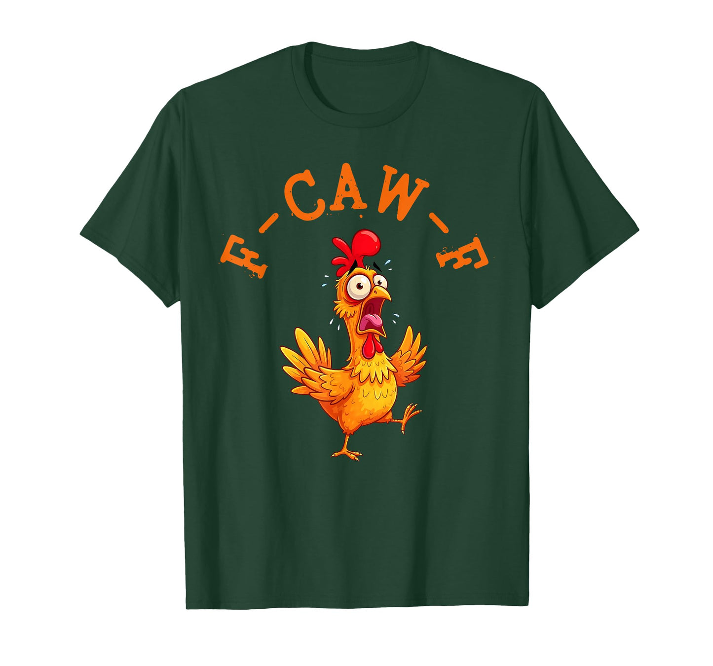 F-Caw-F Funny Chicken Humor F Caw F Quote Rooster Meme T-Shirt