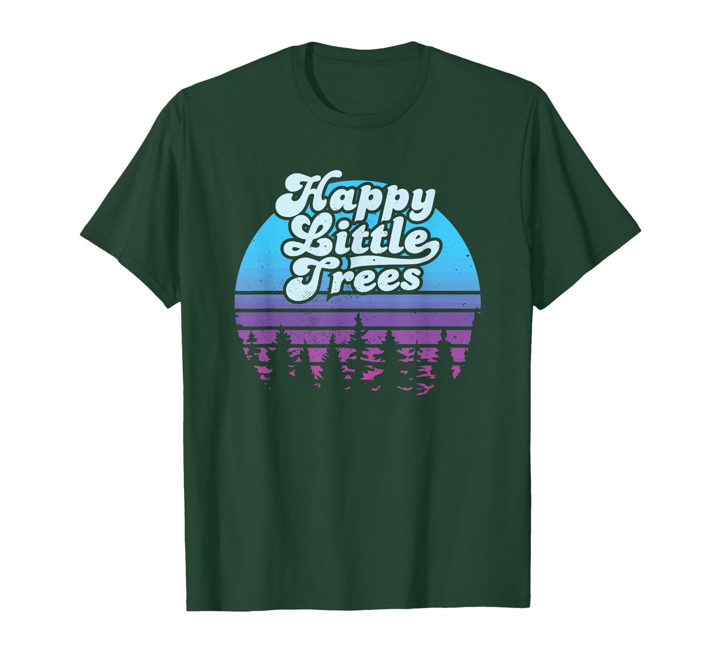 Happy Little Tree Bob Style Vintage T-Shirt