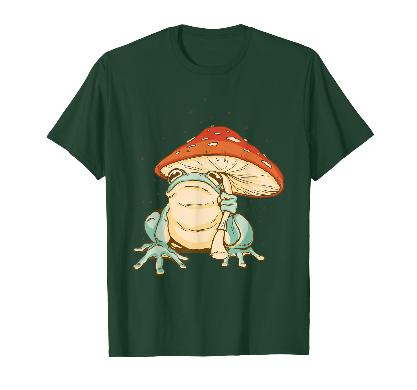 Frog Mushroom Umbrella Toad Amphibian T-Shirt