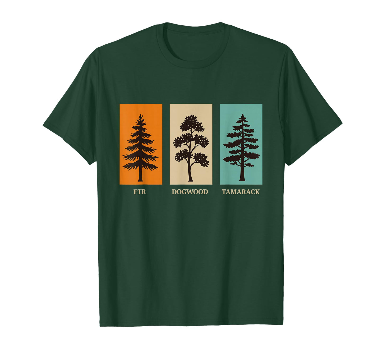 Fir Dogwood Tamarack Patriotic Trees Lover National Park T-Shirt