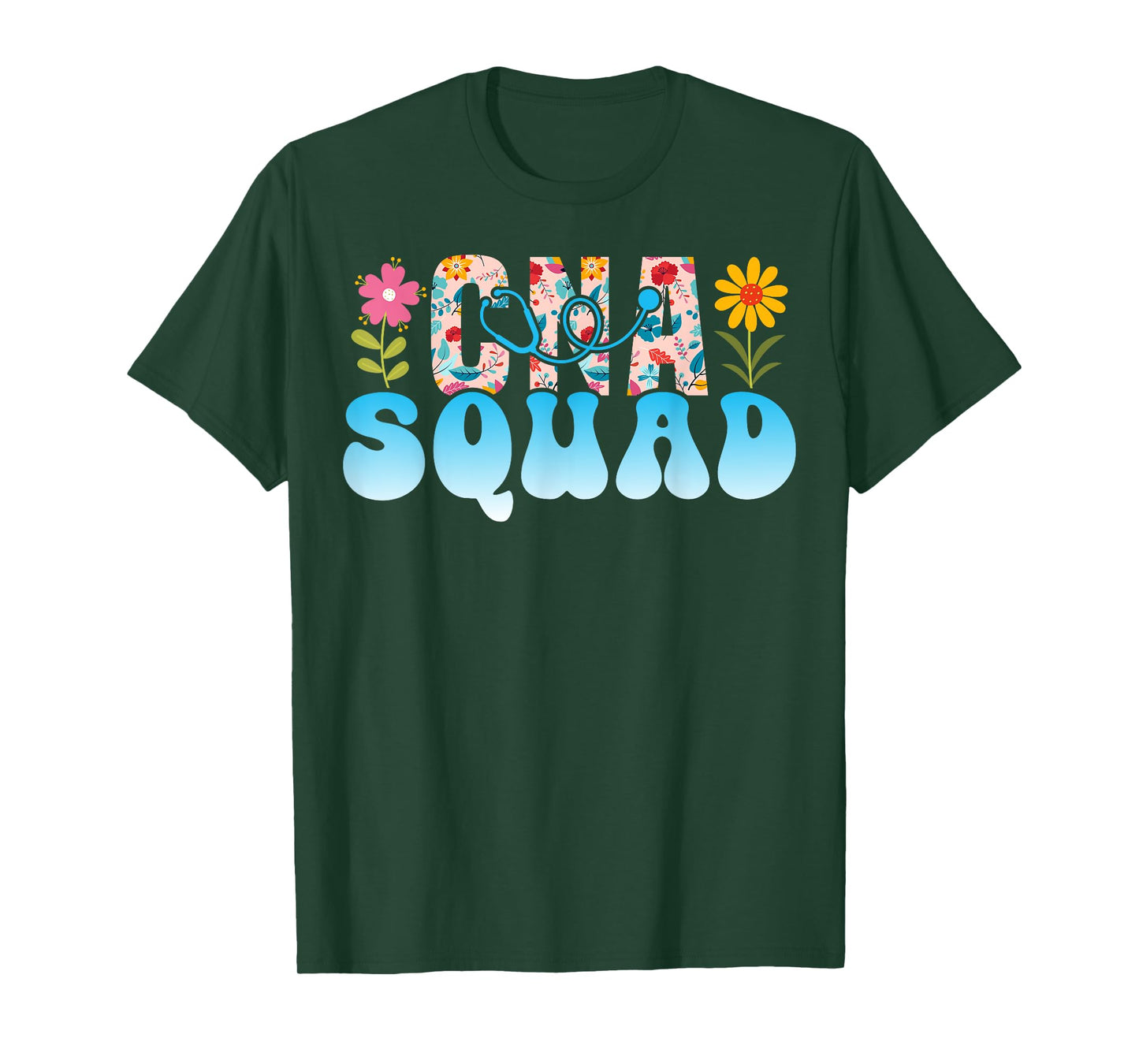 CNA Squad Appreciation Floral T-Shirt