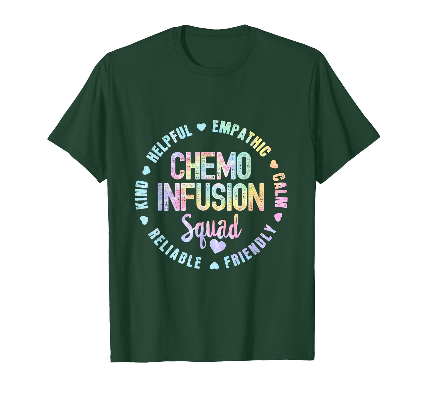Chemo Infusion Squad Future Oncology Nurse Nursing S Tie Dye T-Shirt