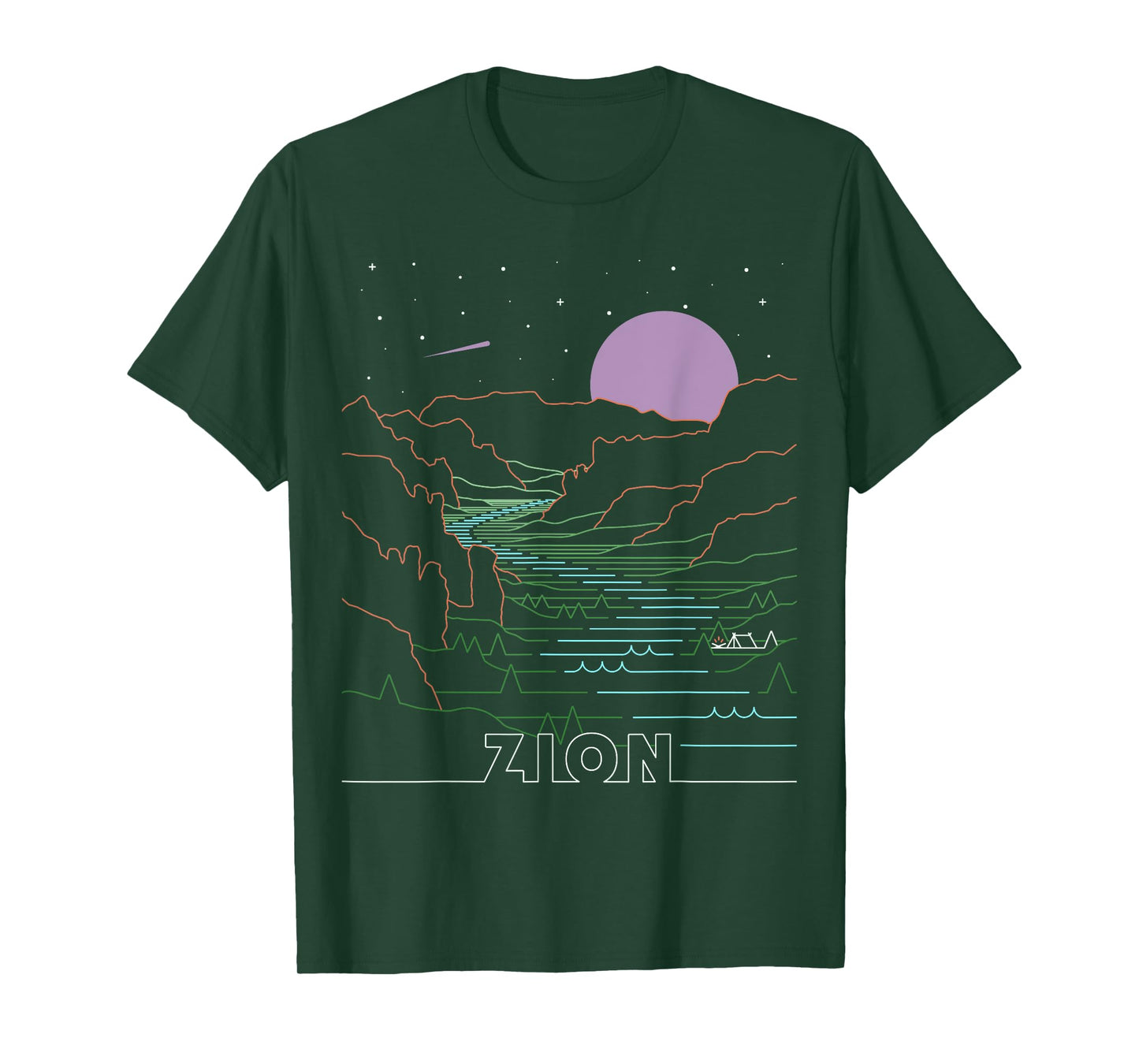 Vintage Zion National Park I Hiked Angels Landing Zion Utah T-Shirt