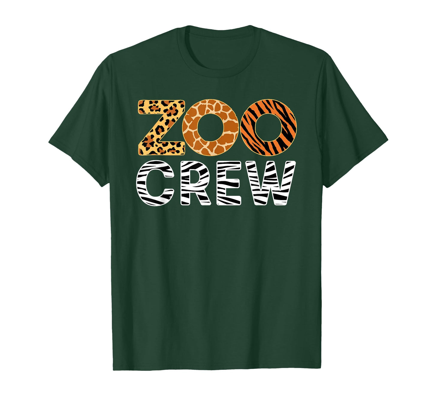 Zoo Crew Leopard Safari Animal Keeper Kids Group Matching T-Shirt