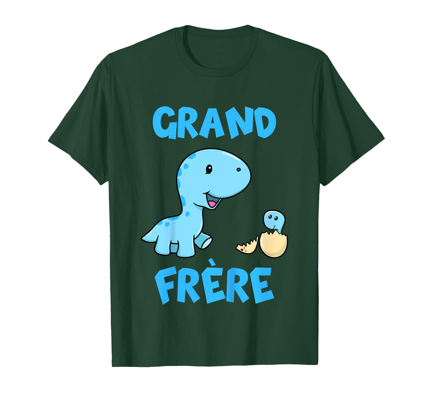 French Grand Frere Pregnancy Announcement Dinosaur T-Shirt