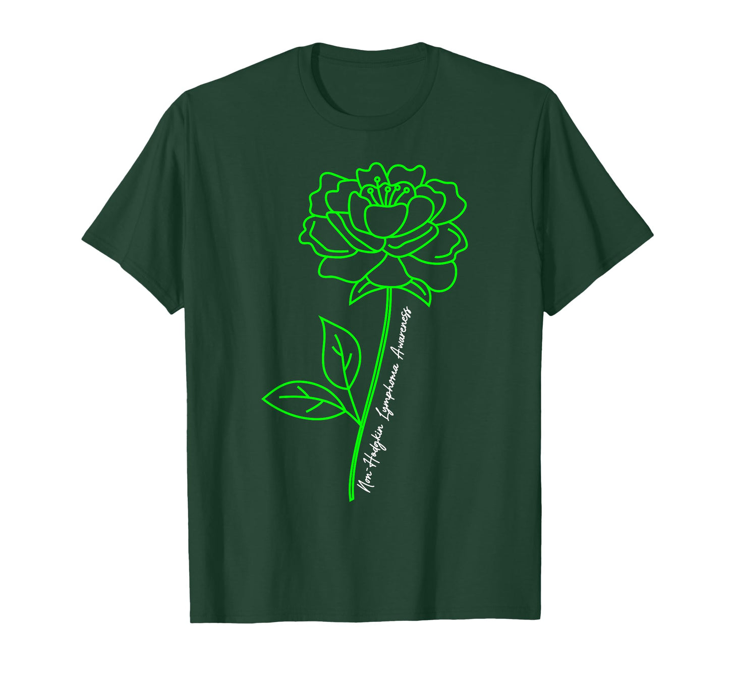 Non-Hodgkin Lymphoma Awareness Beat Cancer Chemotherapy T-Shirt