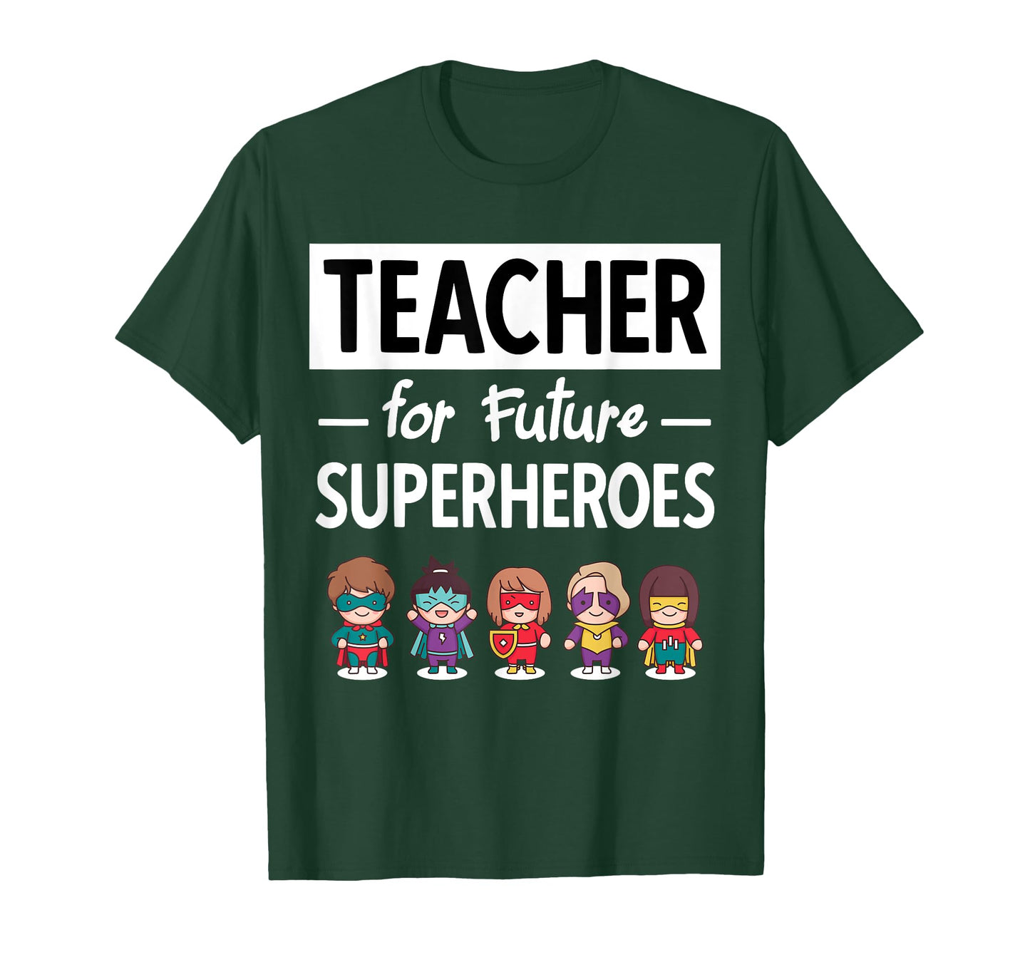 Teacher Superhero Teacher Education Fun T-Shirt