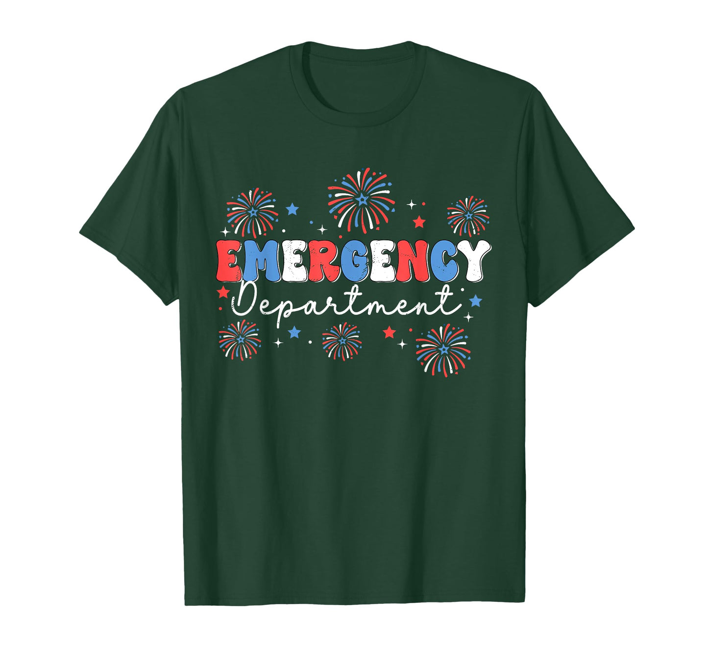 Emergency Department 4th of July USA Emergency Room Nurse T-Shirt