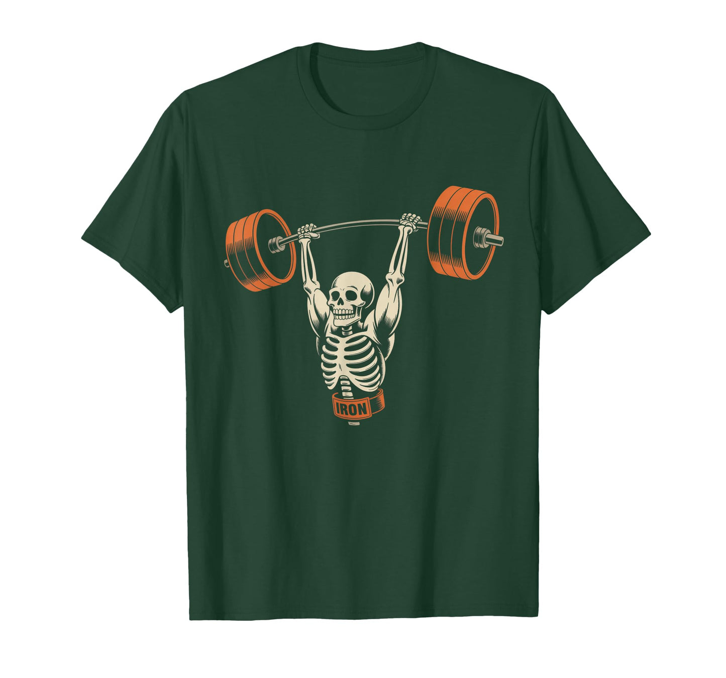 Funny Skeleton Images Skeleton Lifting Weights Too Love Gym T-Shirt