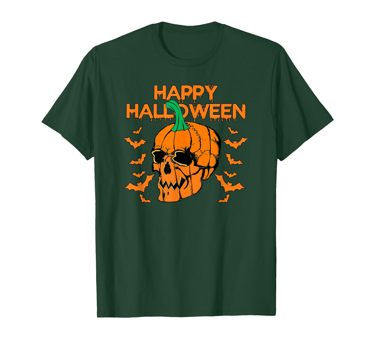 Halloween Skull Pumpkin I Scary Horror Halloween T-Shirt
