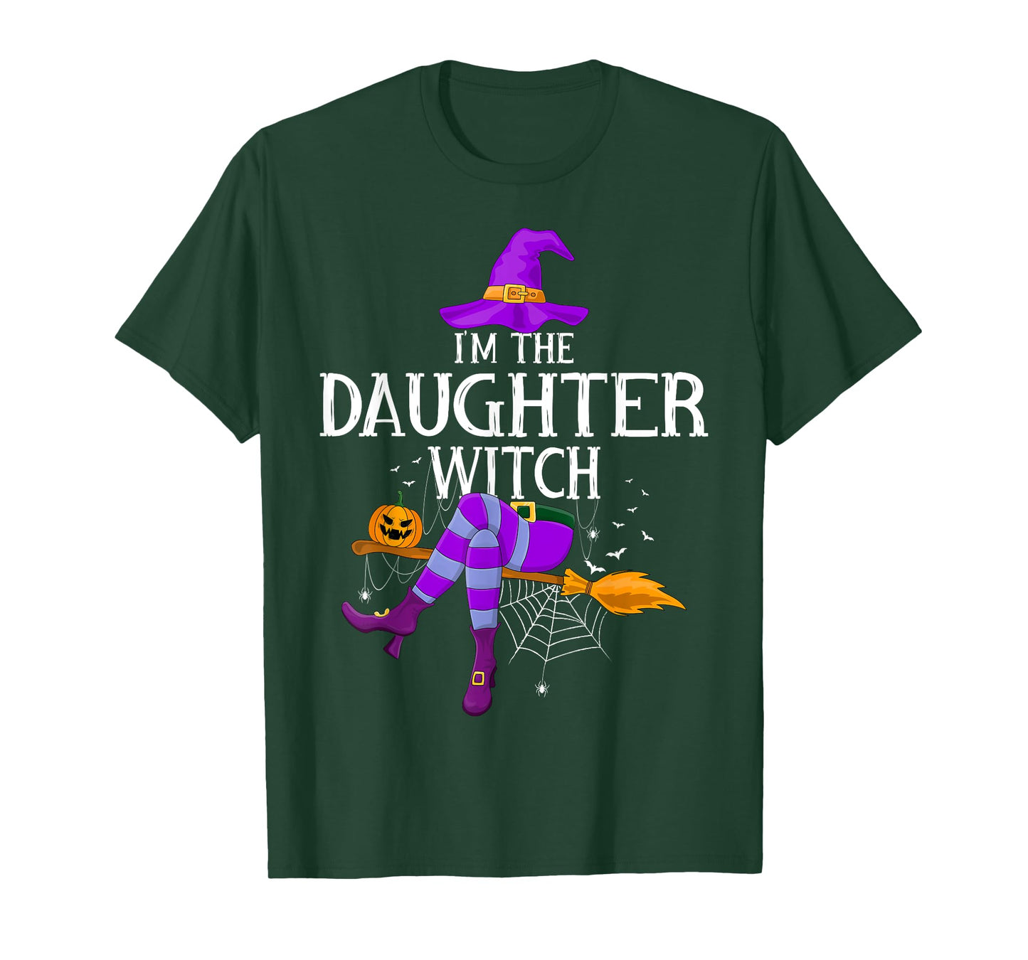 Matching Family Costume I'm The Daughter Witch Halloween T-Shirt