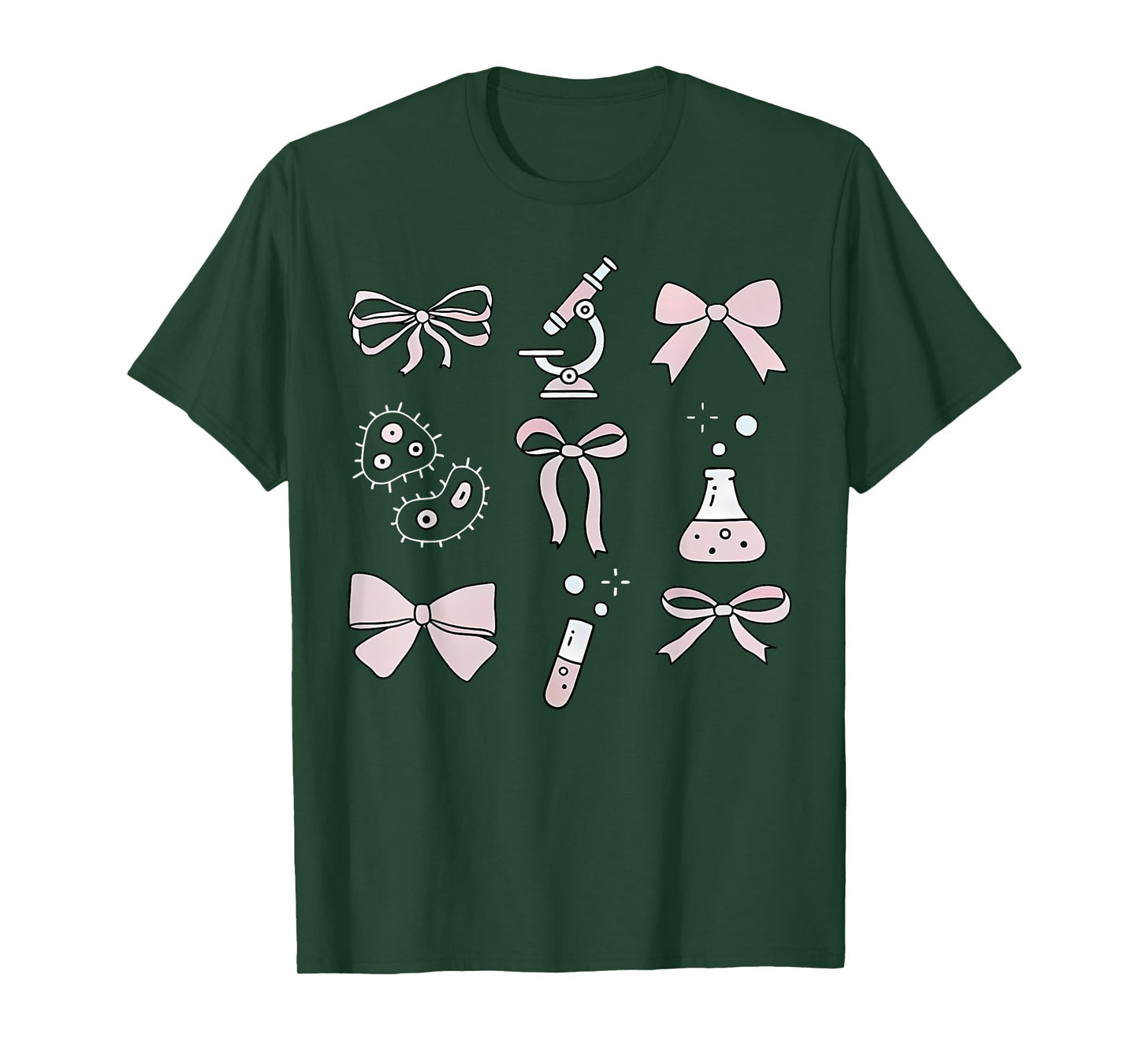 Lab Tech Coquette Bow Laboratory Technician Technologist T-Shirt