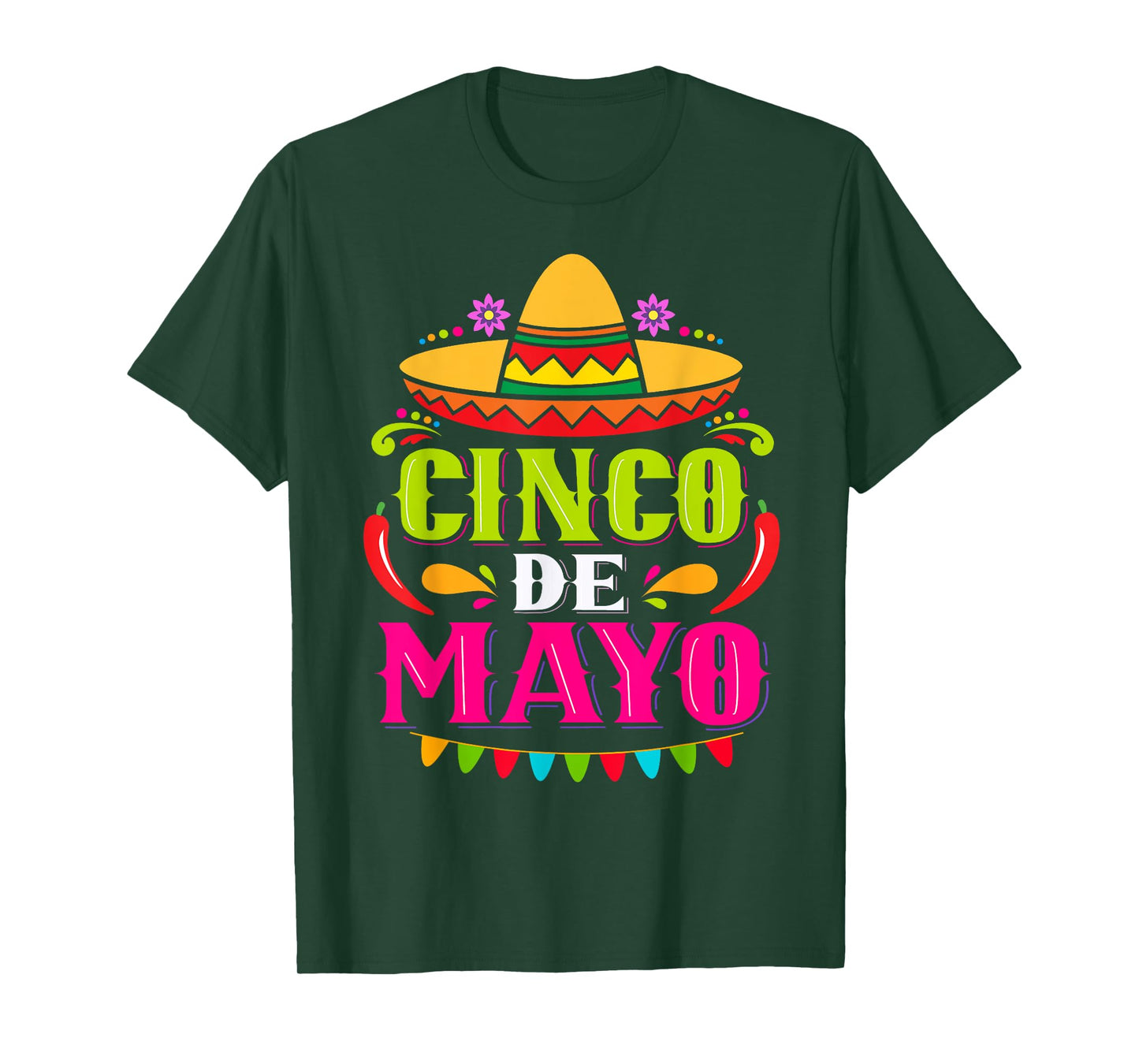 Cinco De Mayo Shirt Men Women Mexican Fiesta 5 De Mayo T-Shirt