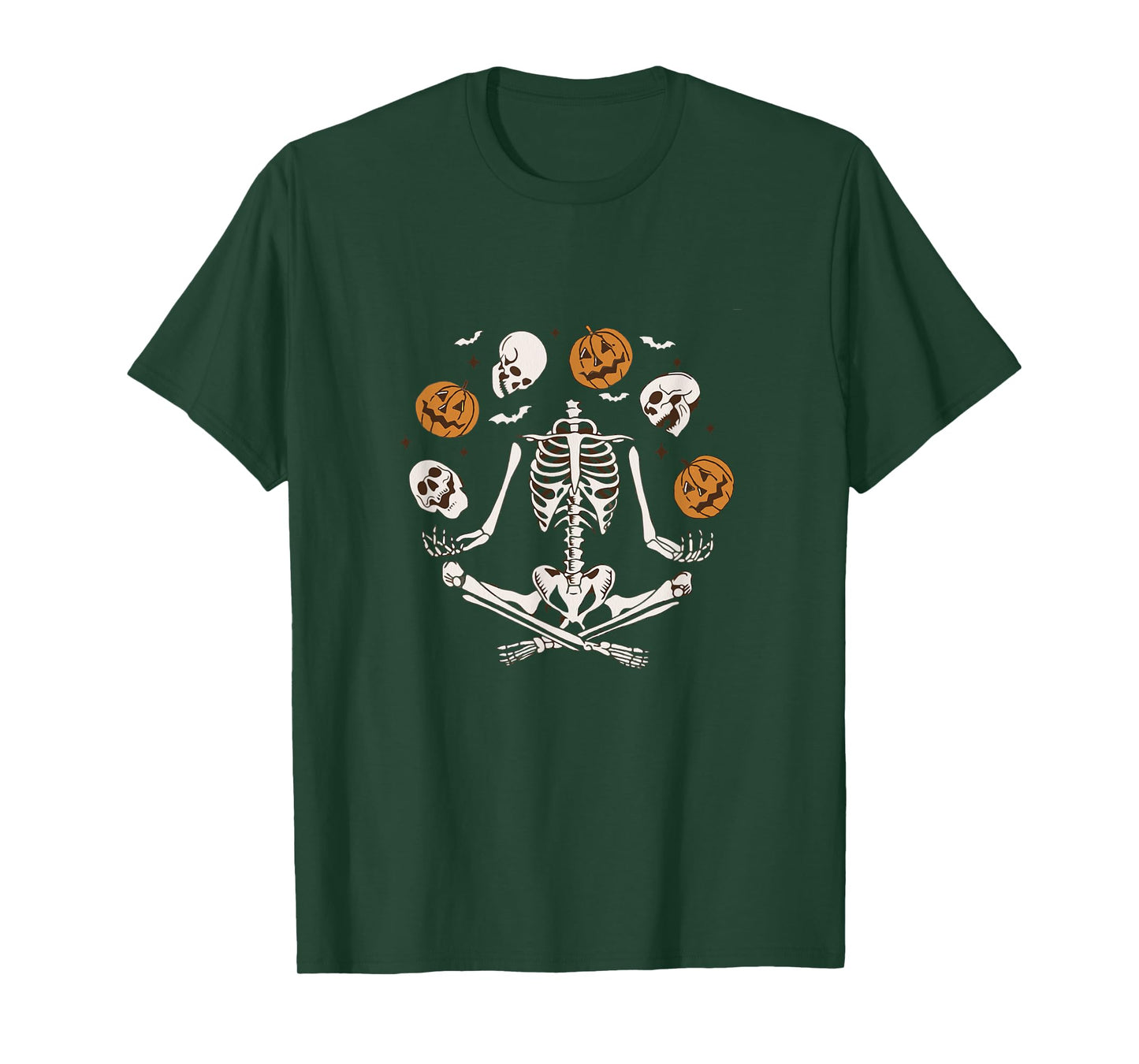 Dead Head Skeleton Funny Halloween Tee T-Shirt
