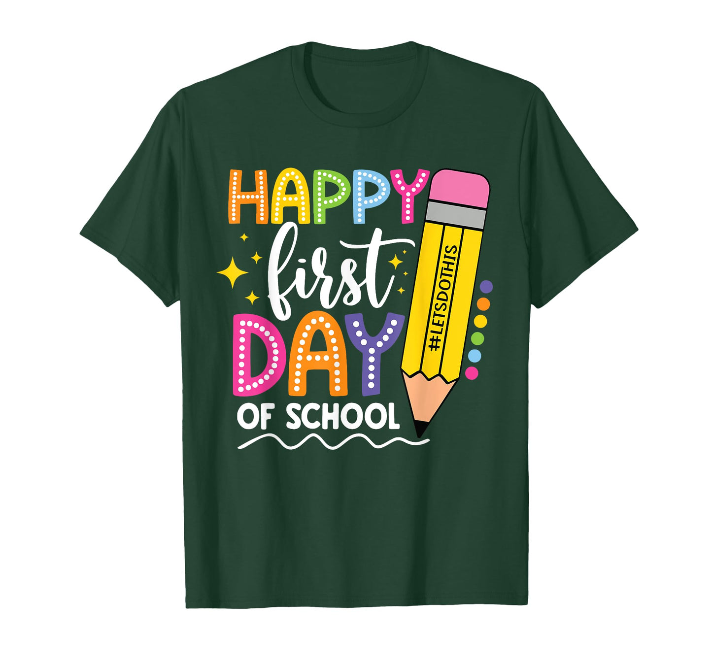 Happy First Day Of School Back to School Boys Girls Gifts T-Shirt