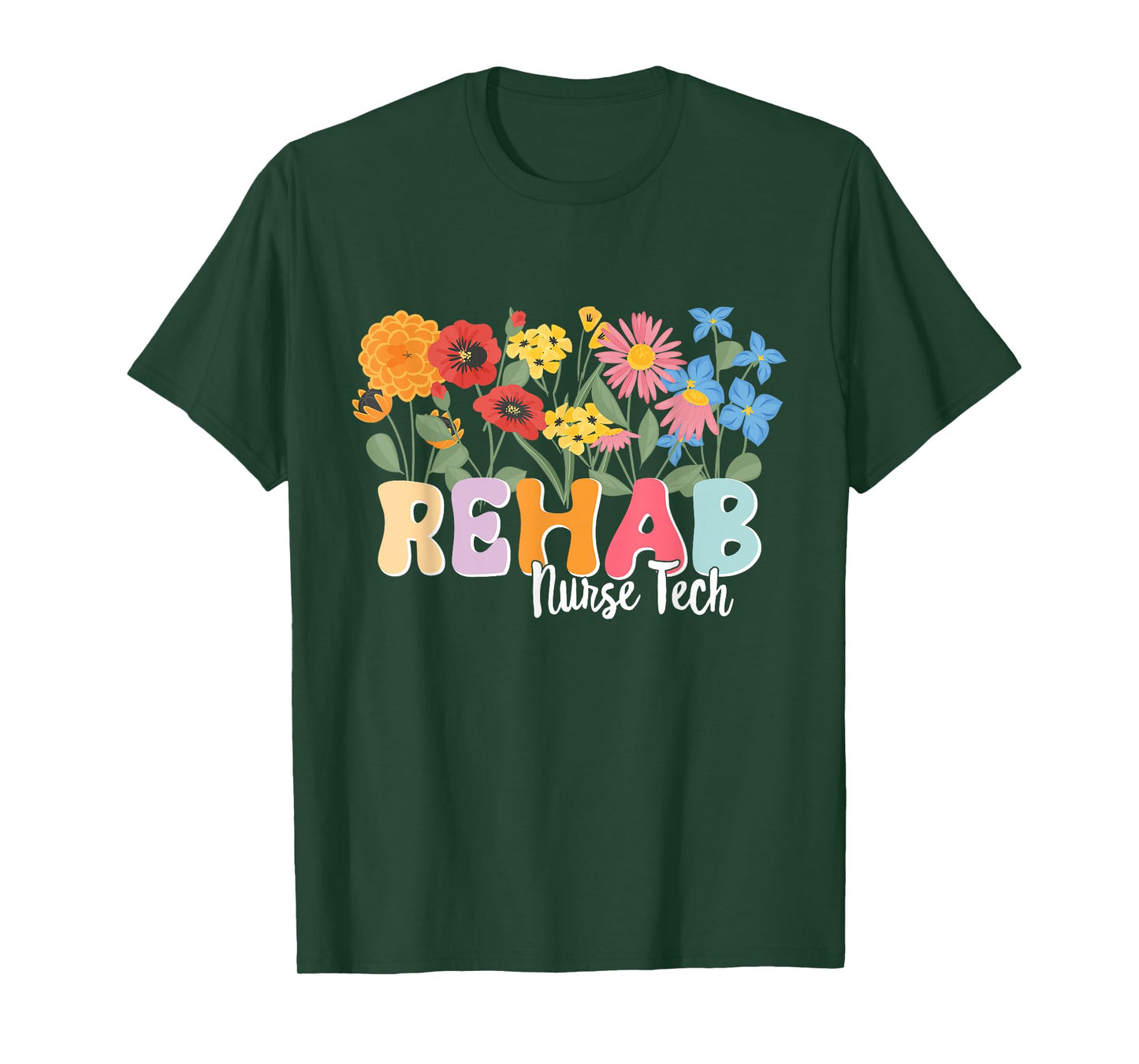 Rehab Nursing Tech Rehabilitation Rehab Nurse Tech T-Shirt