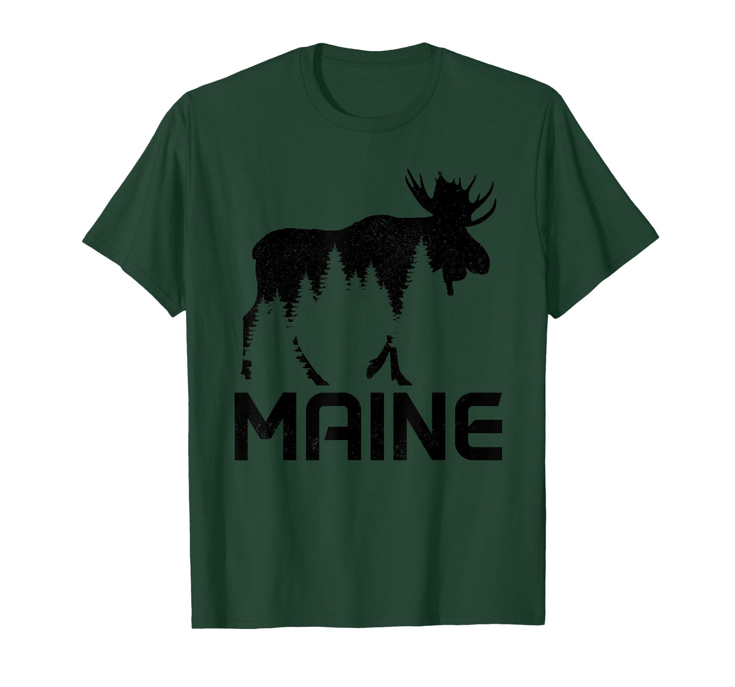 Maine Vintage Moose Souvenir T-Shirt