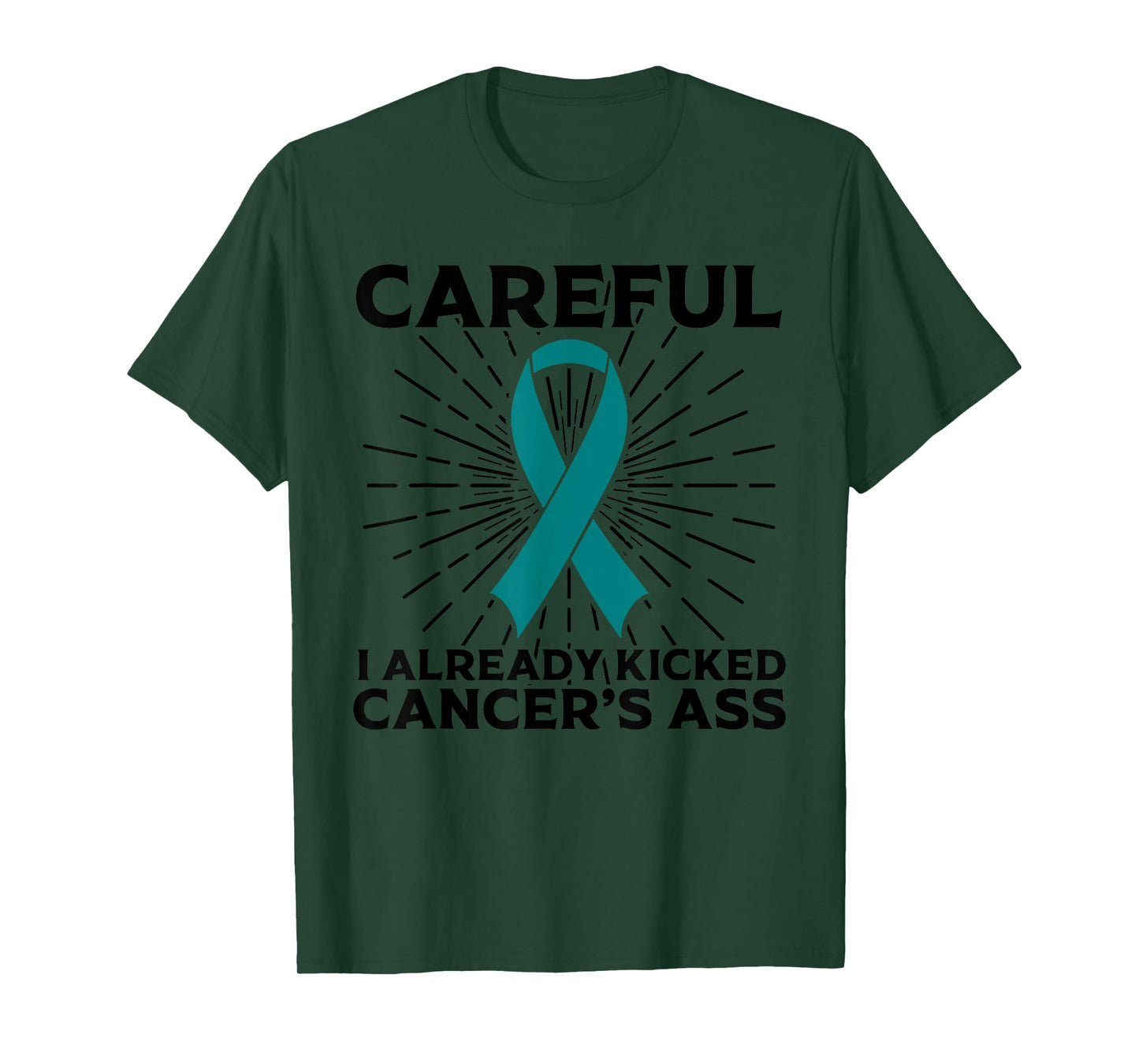 Funny Ovarian Cancer Awareness Gifts For Women Survivors T-Shirt