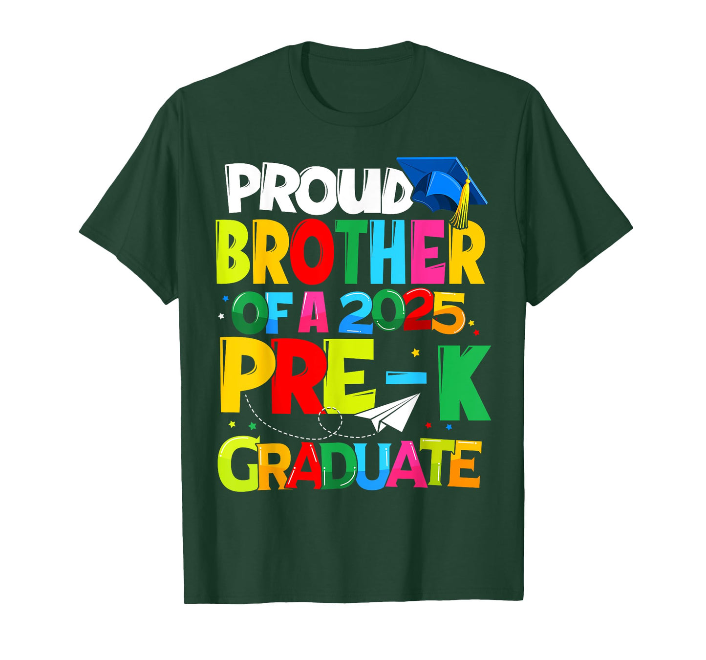 Proud Brother Of A Class Of 2025 Pre-K Graduate Graduation T-Shirt