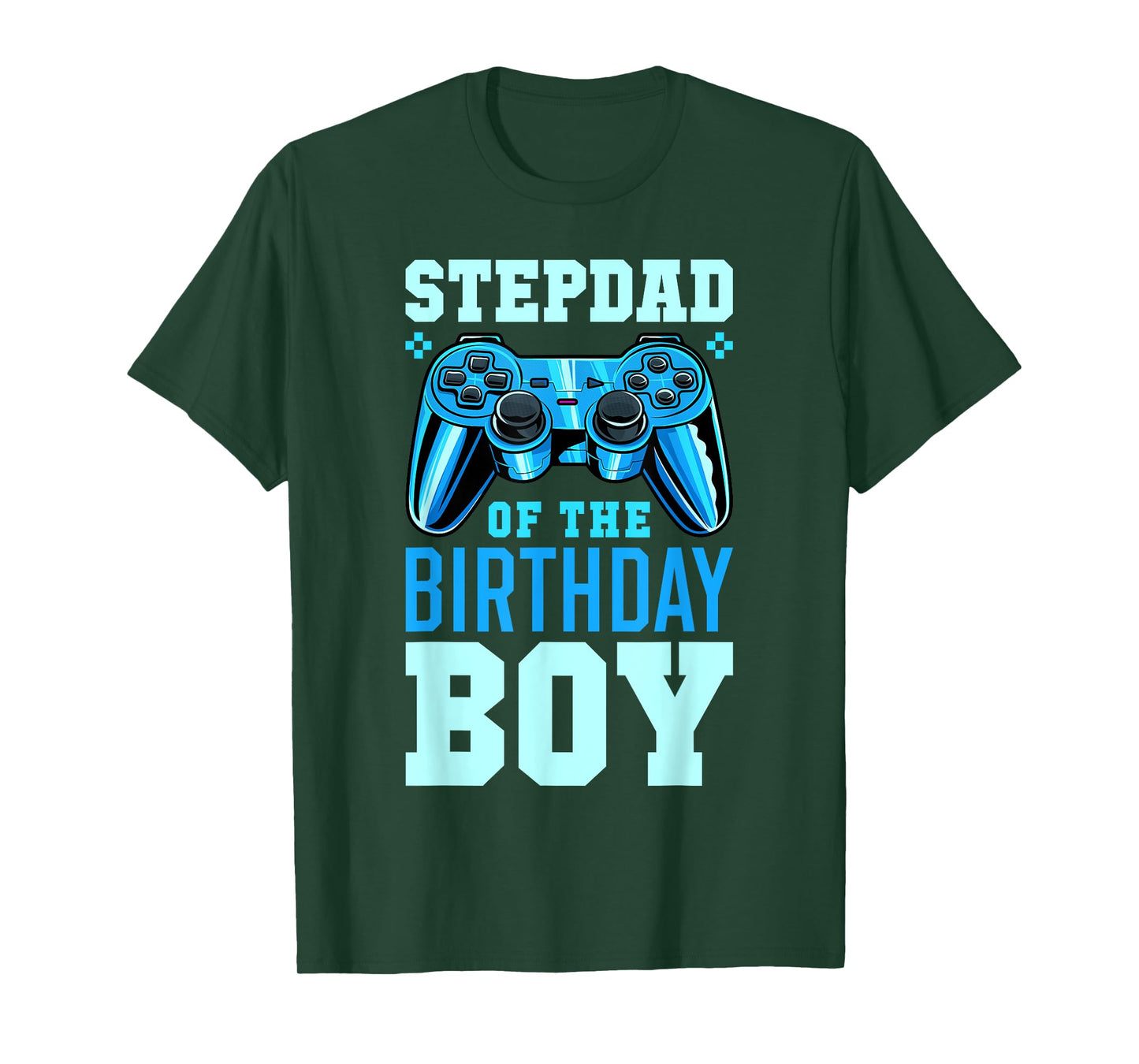 Stepdad of the Birthday Boy Matching Video Gamer Birthday T-Shirt