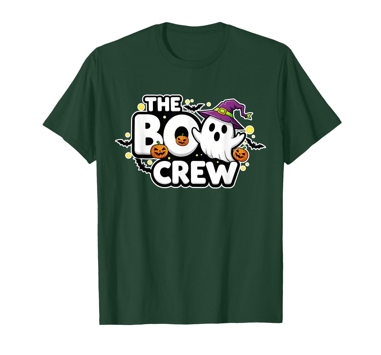 Halloween Ghost The Boo Crew Costume Matching Women Kids Men T-Shirt