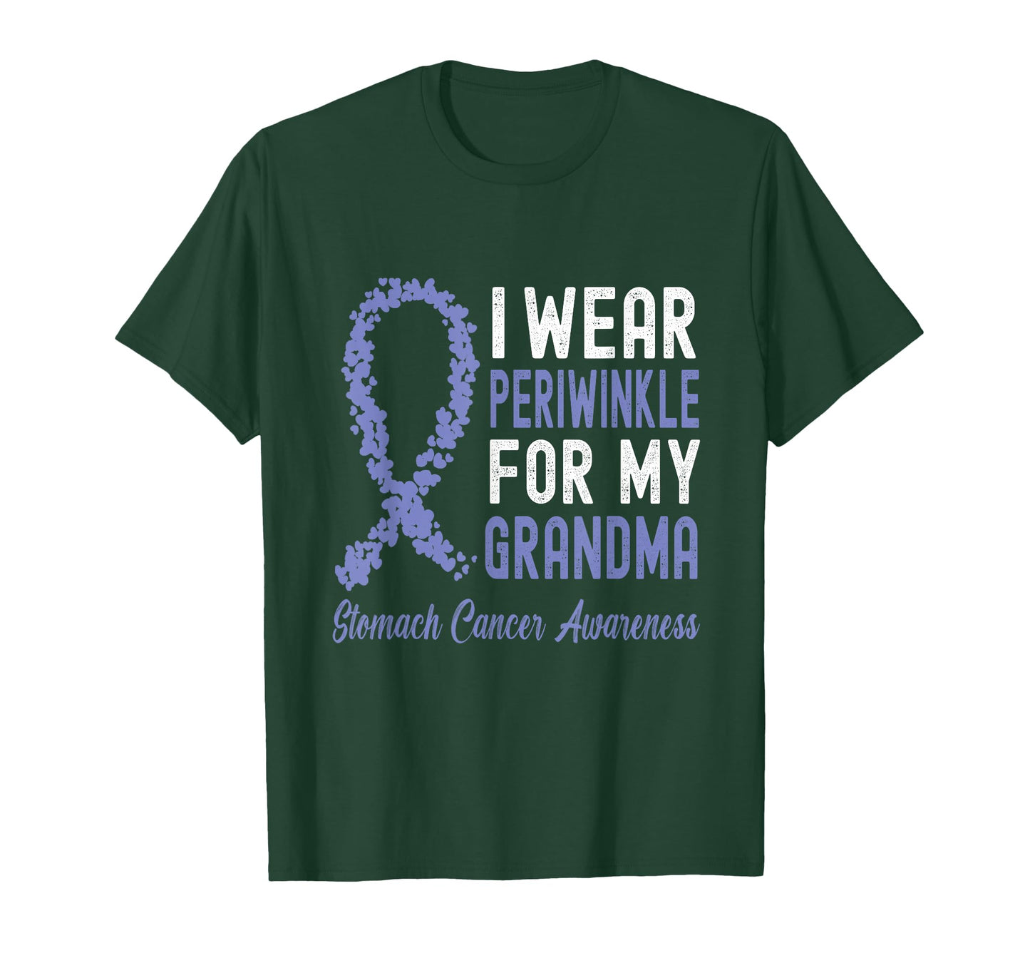 I Wear Periwinkle for My Grandma Stomach Cancer Awareness T-Shirt