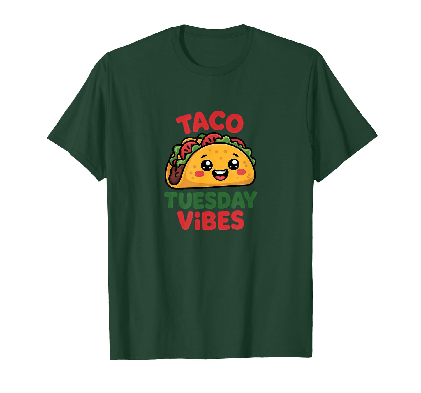 Taco Tuesday Vibes Mexican Food T-Shirt